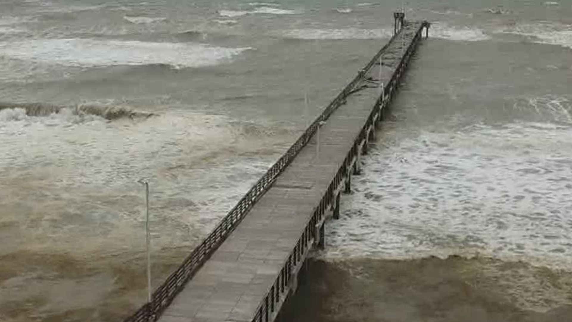 Padre Island saw its share of destruction, especially in the area around Bob Hall Pier. The structure may have to be replaced.