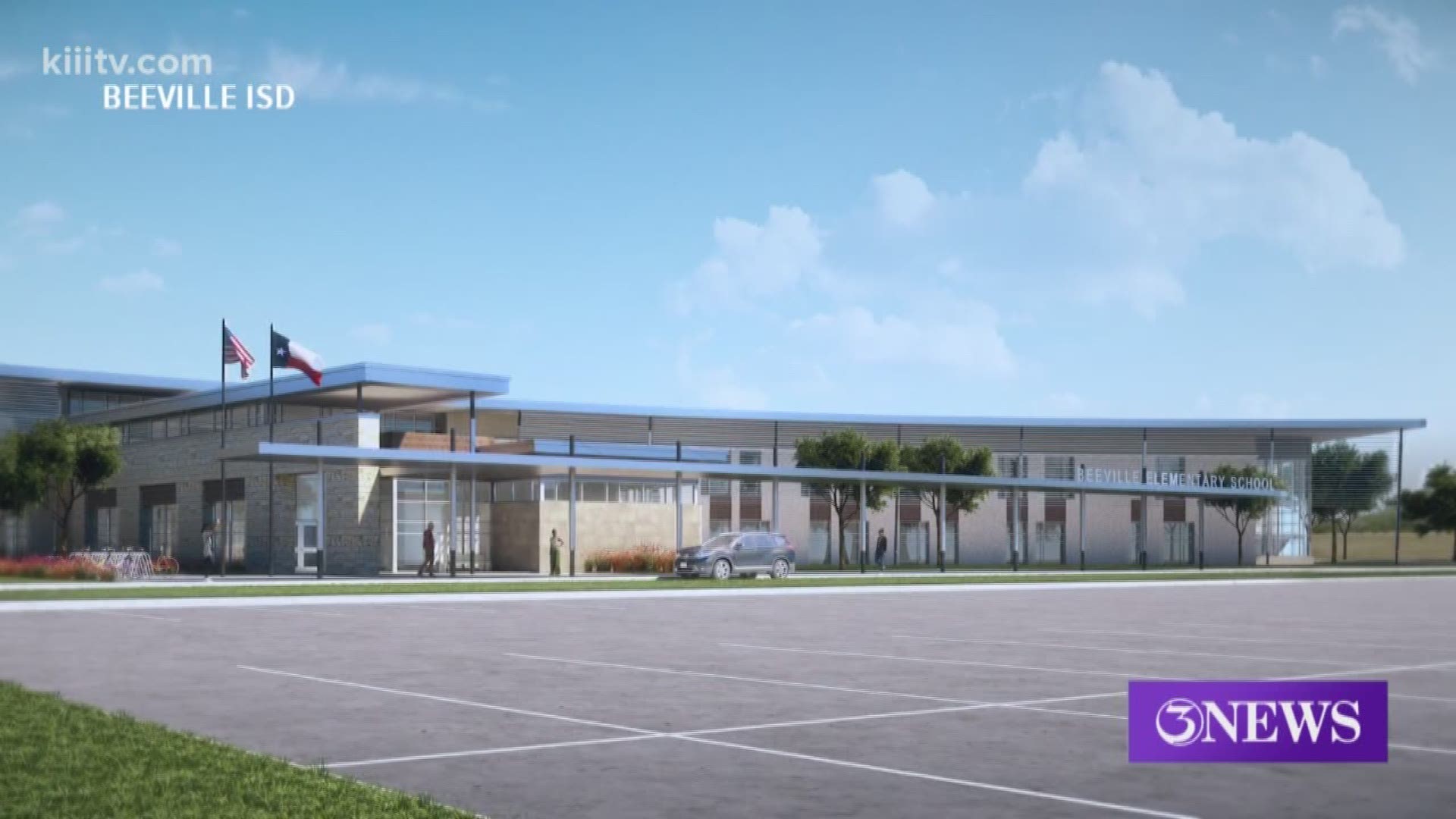 A committee of Beeville teachers, parents, and administrators worked with the architects to create the new elementary concept.