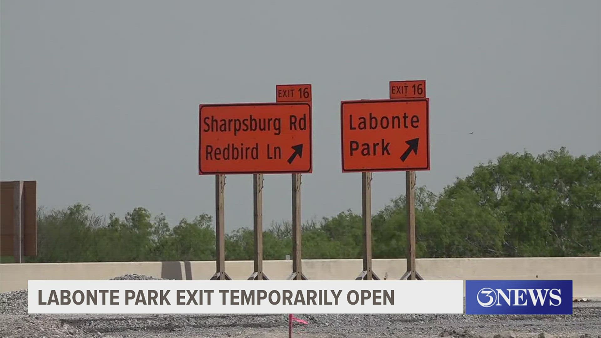 The exit will close again starting April 2 as workers continue the Nueces River Bridge project.