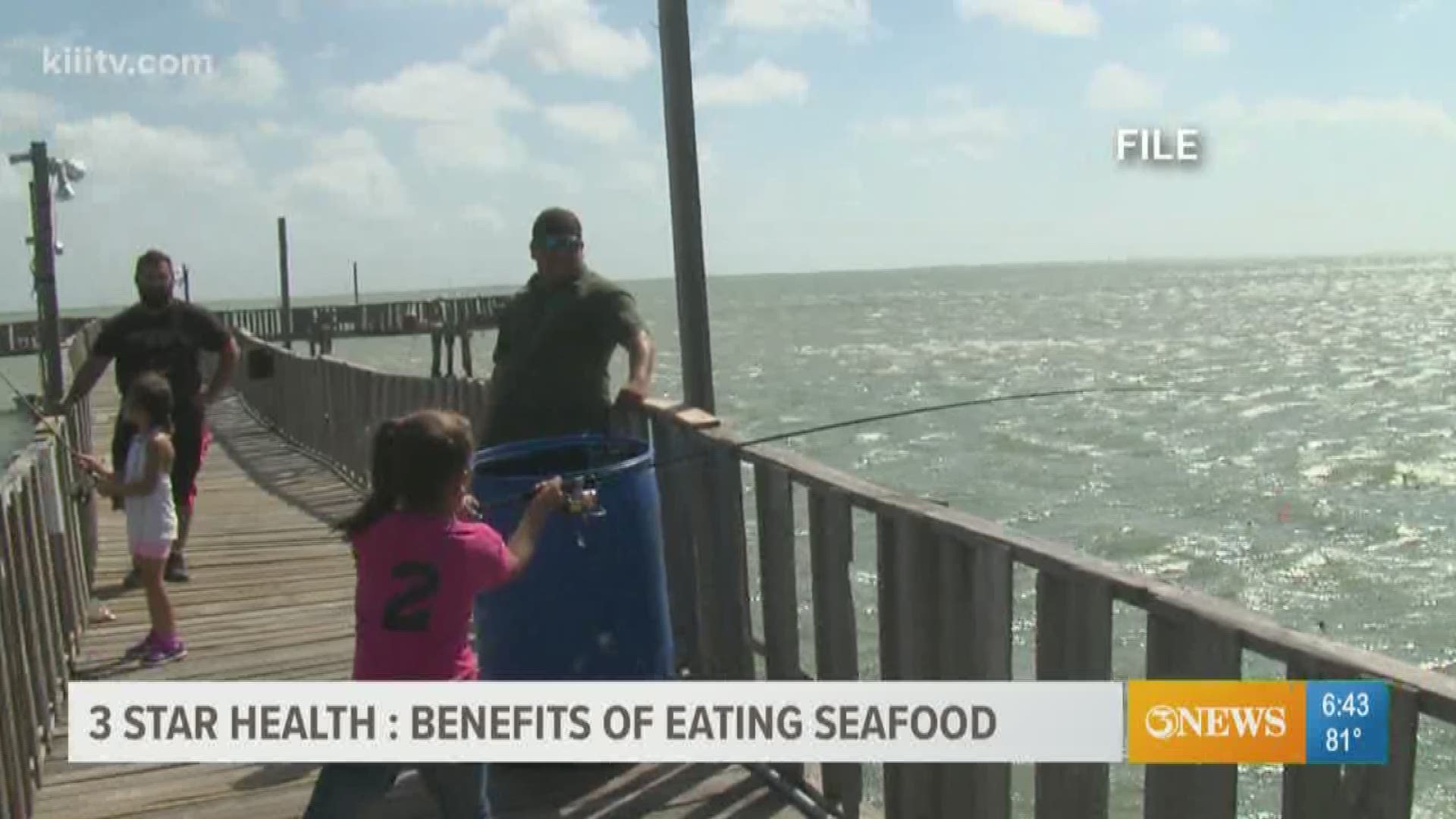 Discussing the health benefits of seafood in children with Dr. Salim Surani.