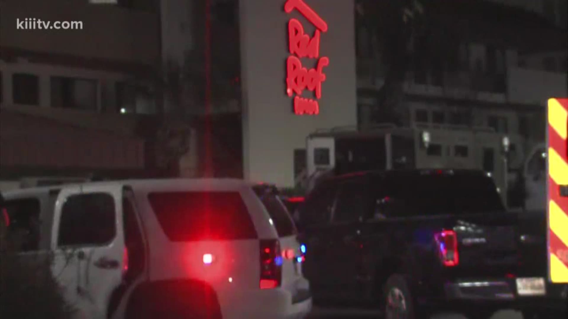 Corpus Christi police are involved in a standoff Thursday night with a man at the Red Roof Inn on SPID.