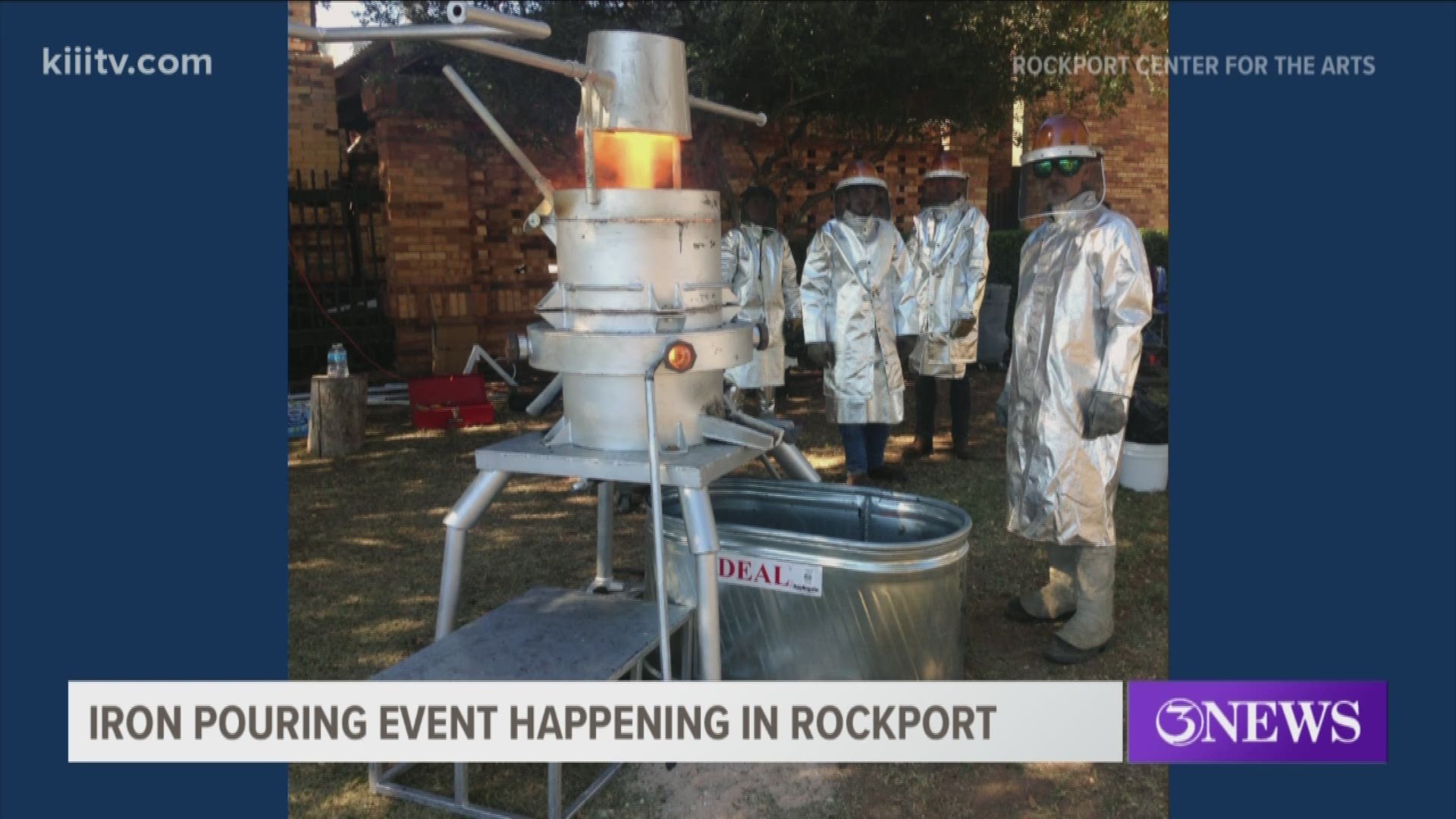The Rockport Center for the Arts invites residents to the Rockport Arts on Fire: Iron Pour.