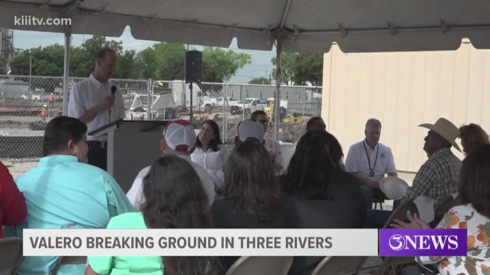 Valero breaks ground on new administration building in Three Rivers