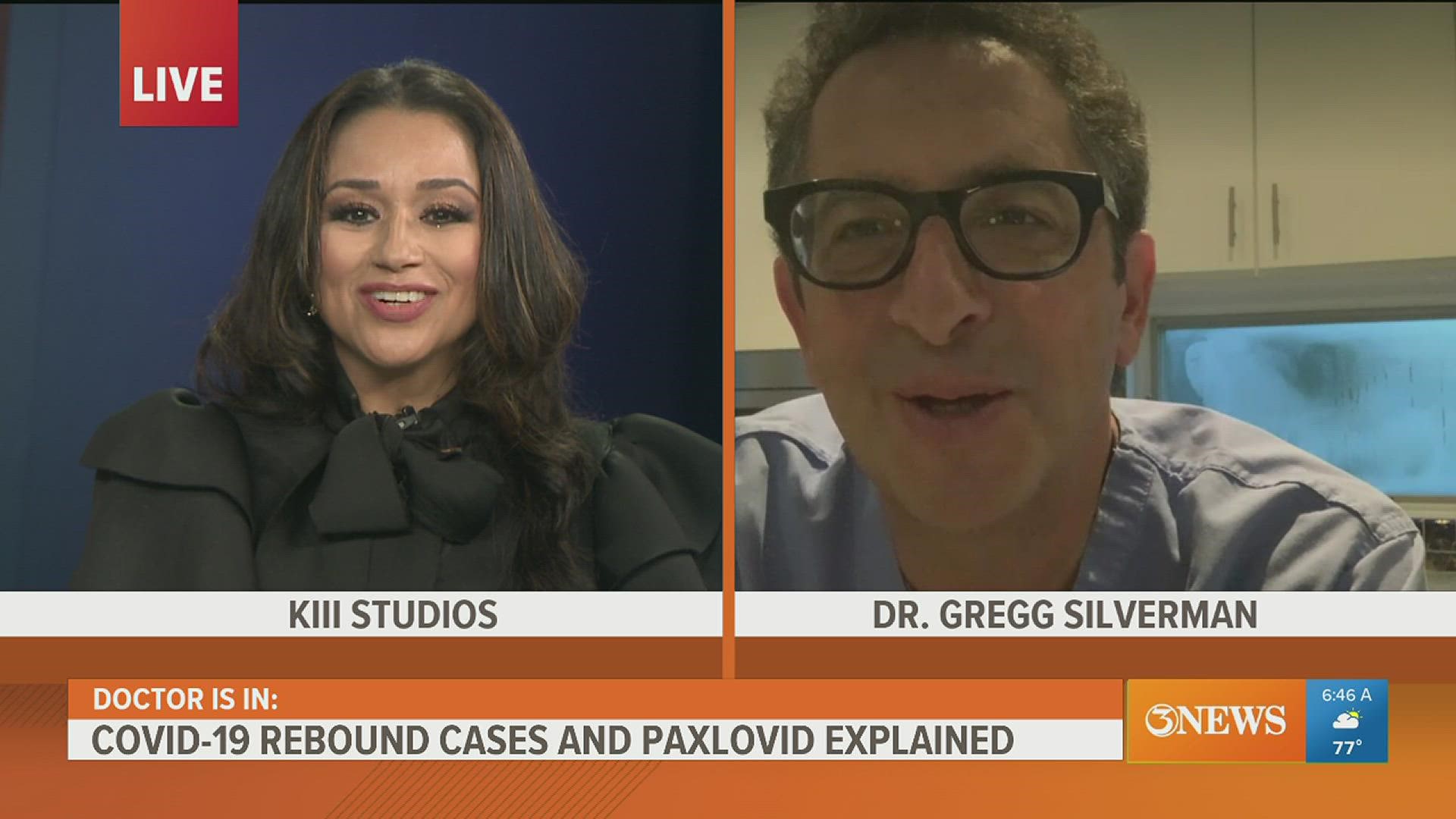 Dr. Silverman explains with KIII about Covid-19 rebound cases and Paxlovid.