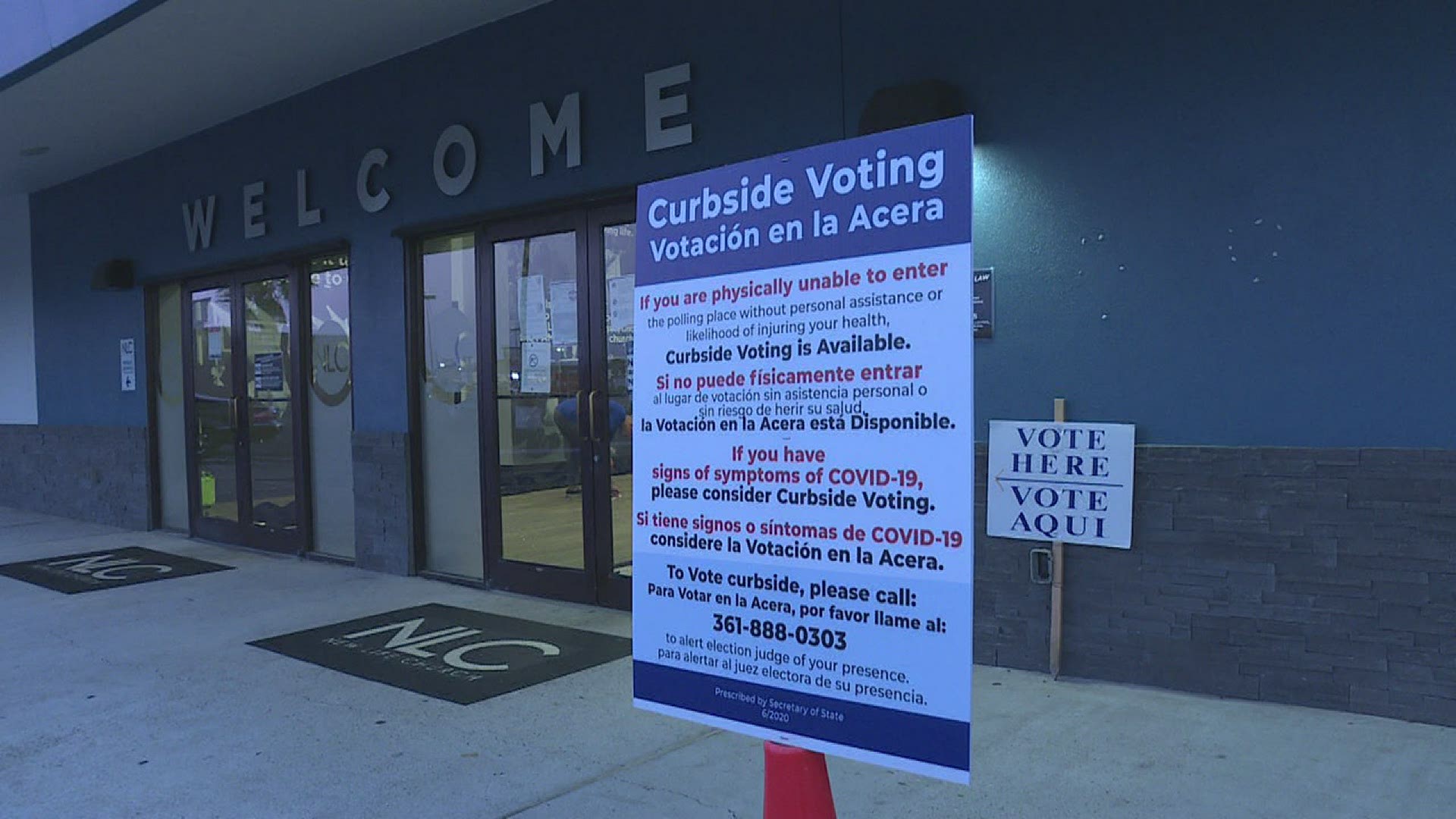 "It is very clear in the law of who is eligible to vote curbside"