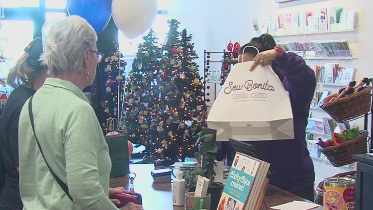 Business owners hold 'shop small crawl' for small business Saturday