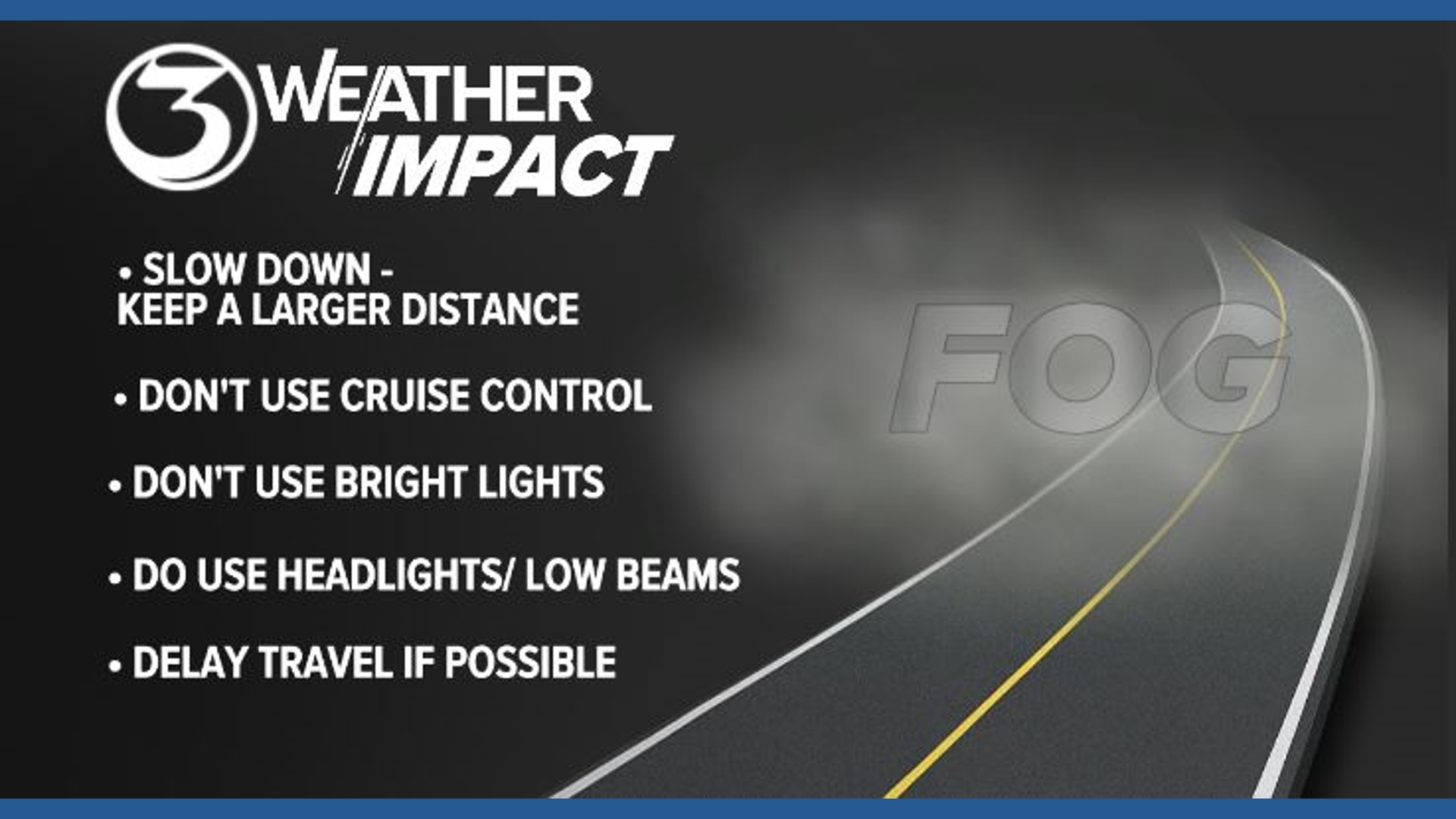 Weather Impact Alert for Dense Fog | kiiitv.com
