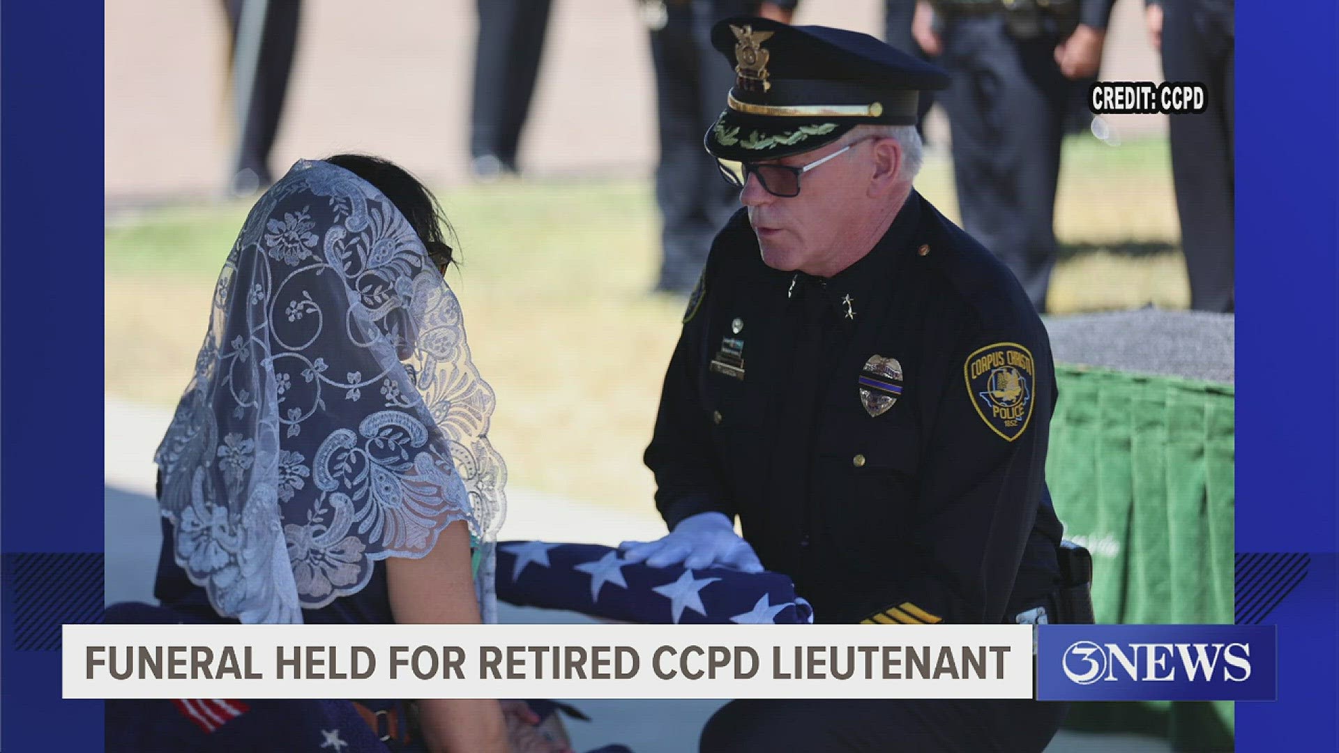 Funeral services were held for retired CCPD Lieutenant, Trace Weaver.