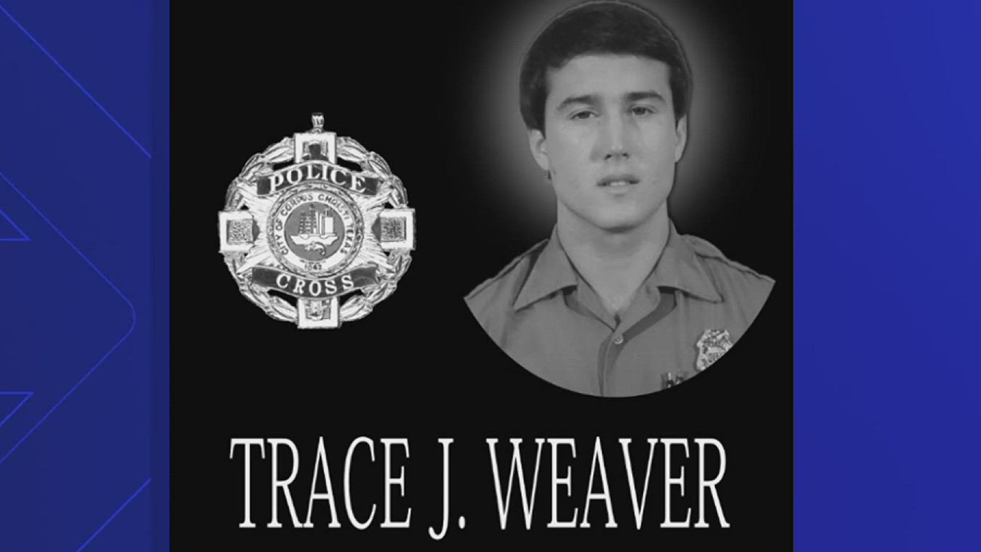 Trace Weaver was injured in 1997, and was with the department for 22 years before he retired in 2003.