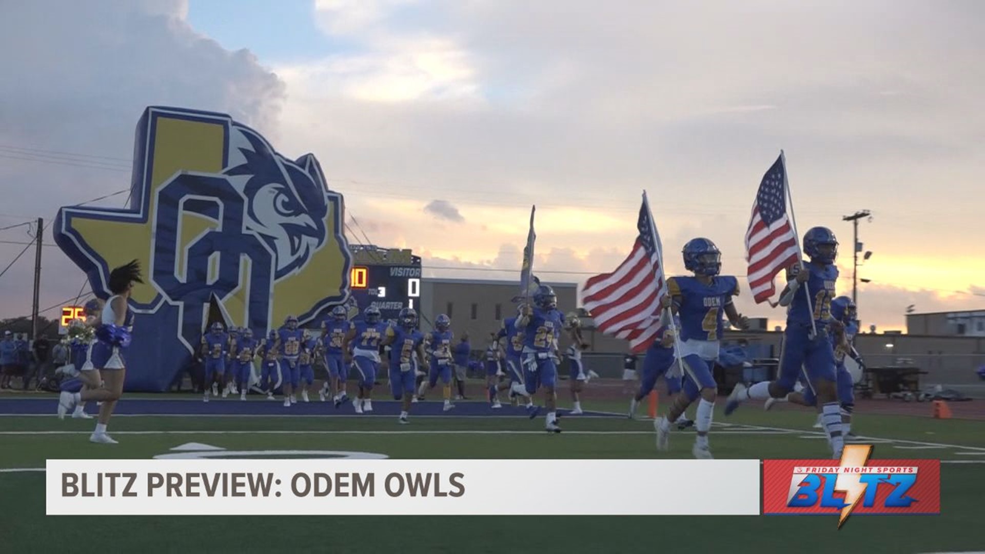 3News' Chris Thomasson talks with Owls Head Coach Armando Huerta to preview the 2023 season as Odem looks to rebound coming off of a rare losing record (1-9).