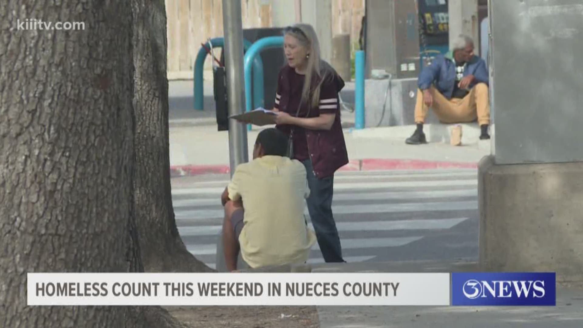 A team of volunteers will be doing getting an accurate count of the area's homeless population throughout Nueces County.