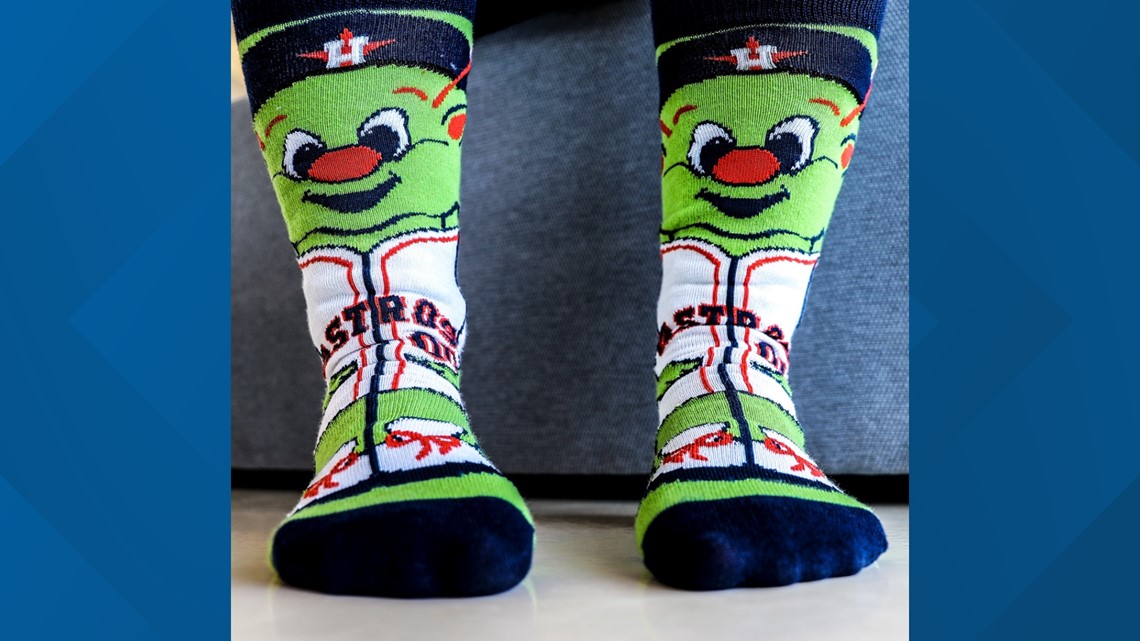 Men's St. Louis Cardinals Orbit Wrap Mascot Crew Socks