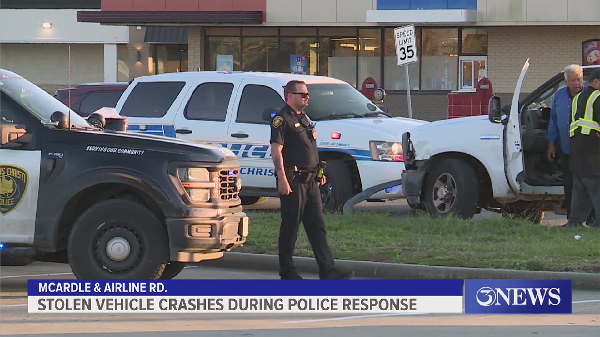 Driver arrested after stolen truck crashes at McArdle Road | kiiitv.com