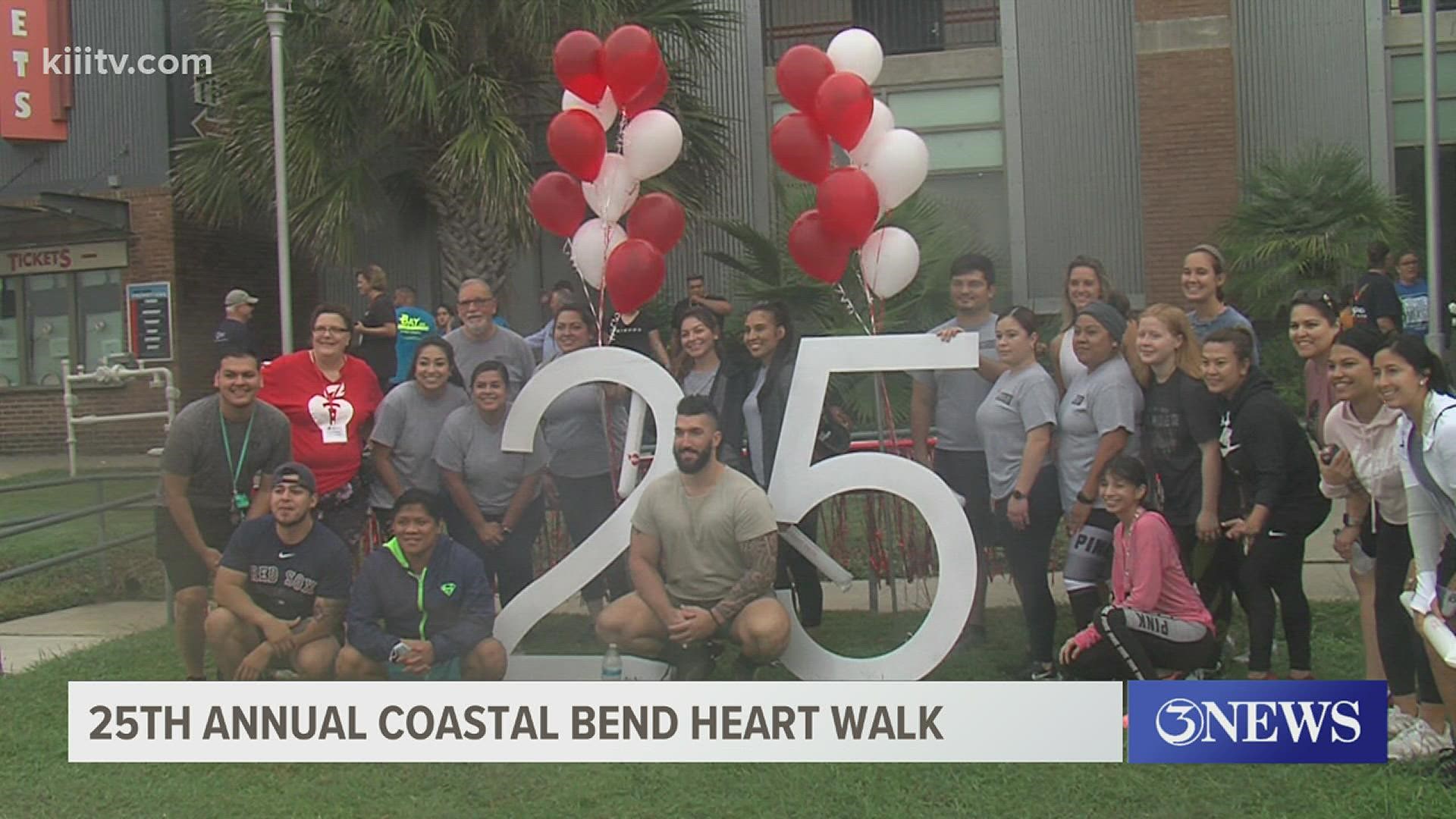 The Coastal Bend Heart Walk is among 300 heart walks held in communities across the nation. The event managed to raise over $400,000 to fight heart disease.