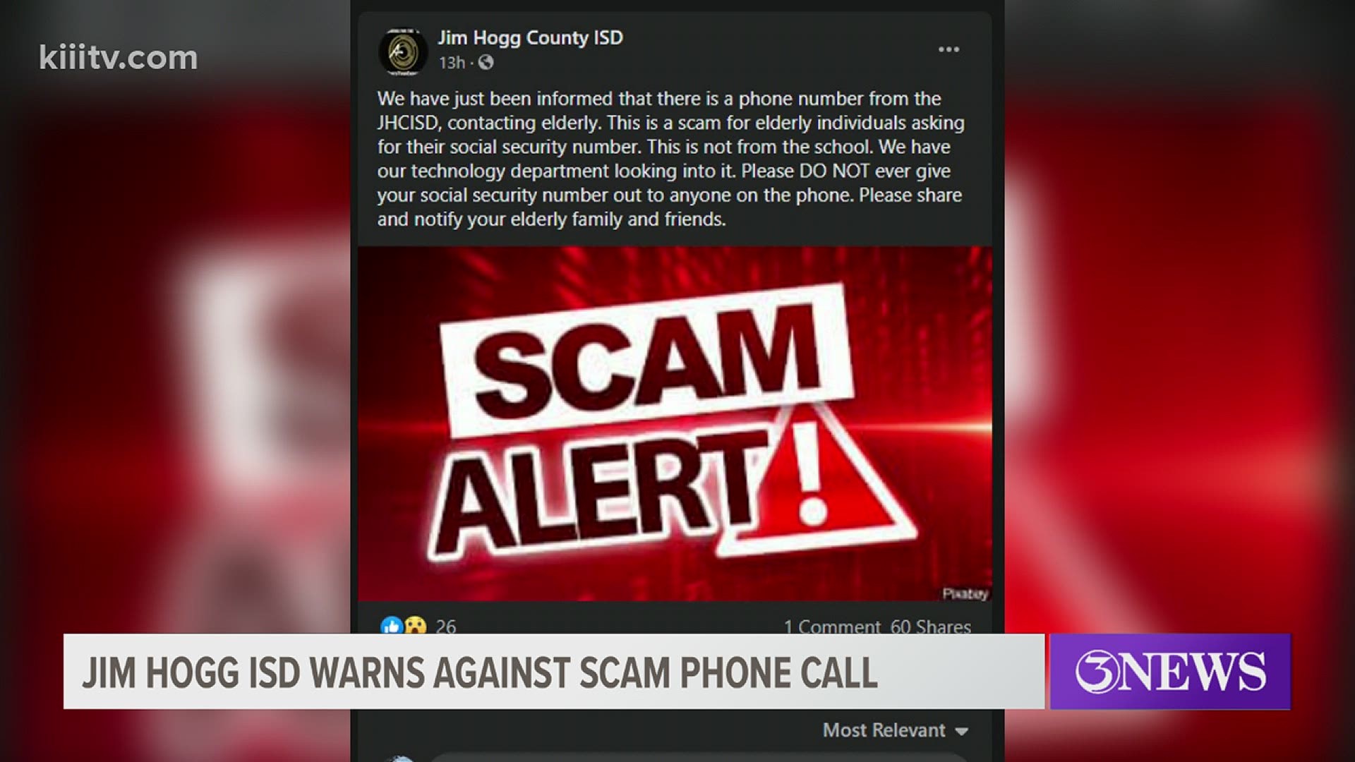 Scammers are targeting elderly people with this social security scam.