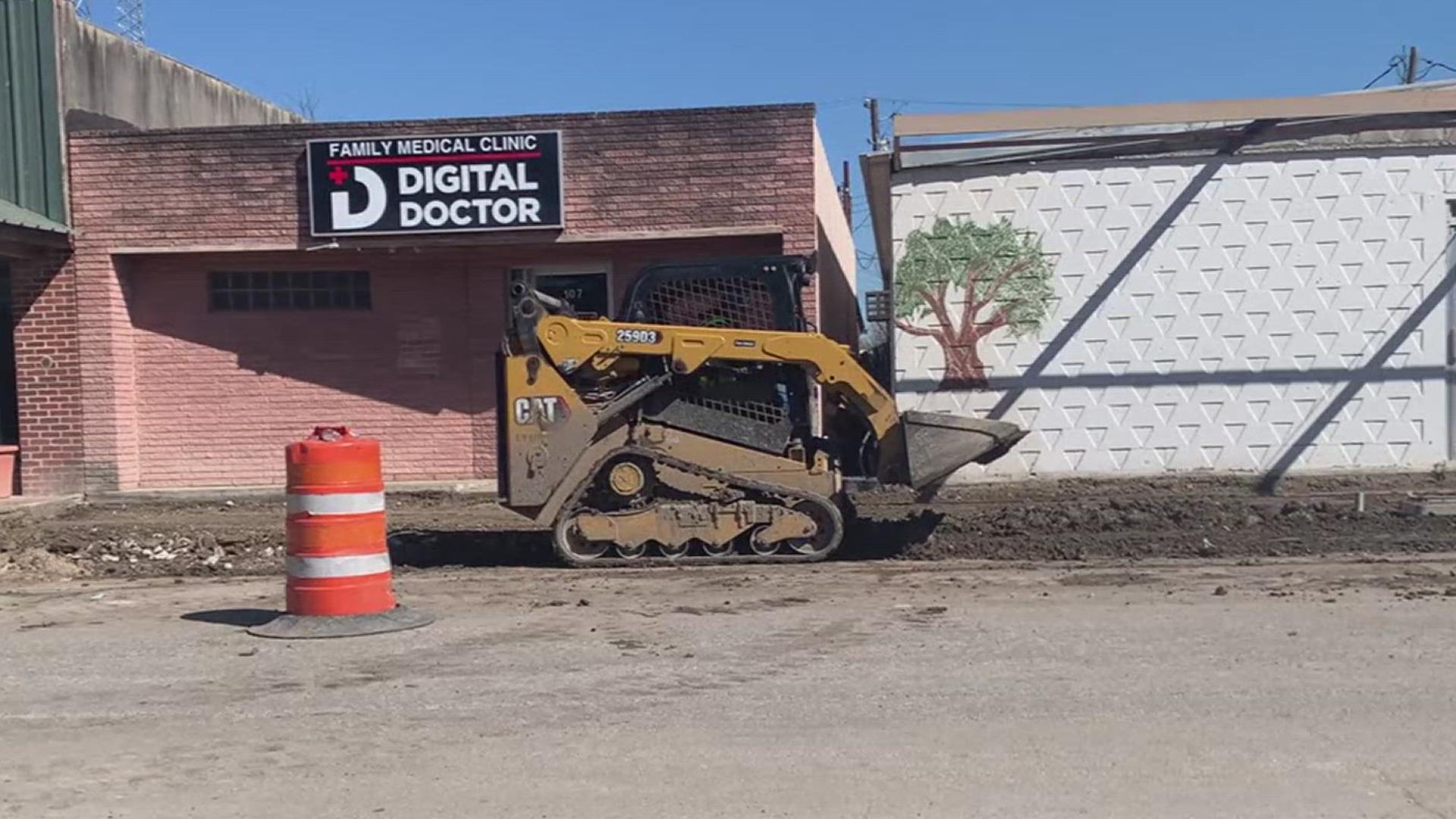 TxDOT funding also will pay for underground drainage work, as well as making more places in the area wheelchair accessible.