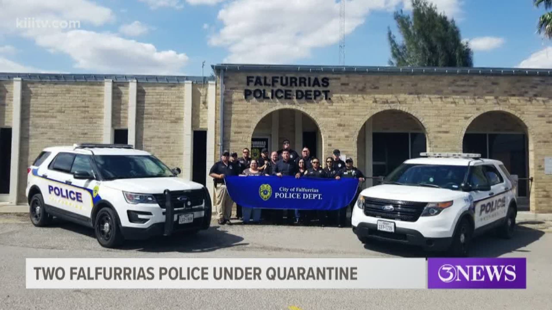 Prisoner in Falfurrias being tested for COVID19, two officers under