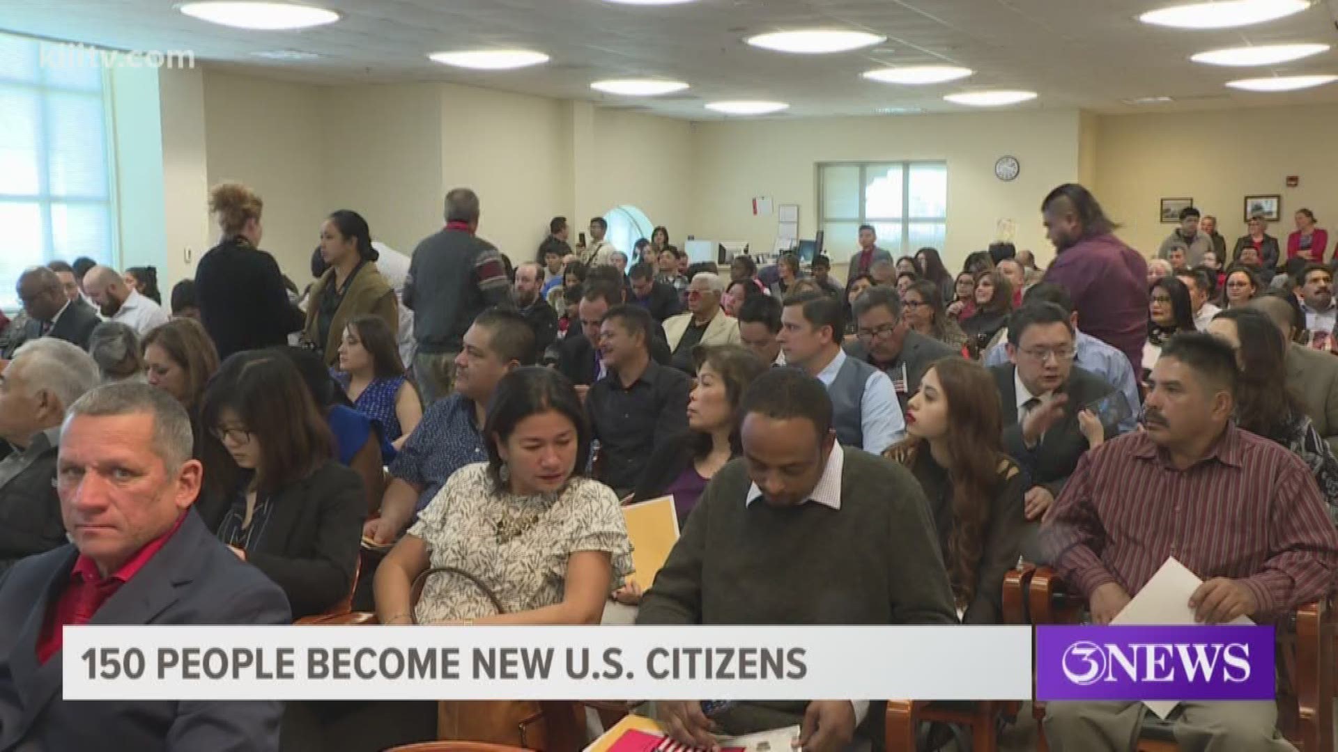 150 people new U.S. citizens during naturalization ceremony