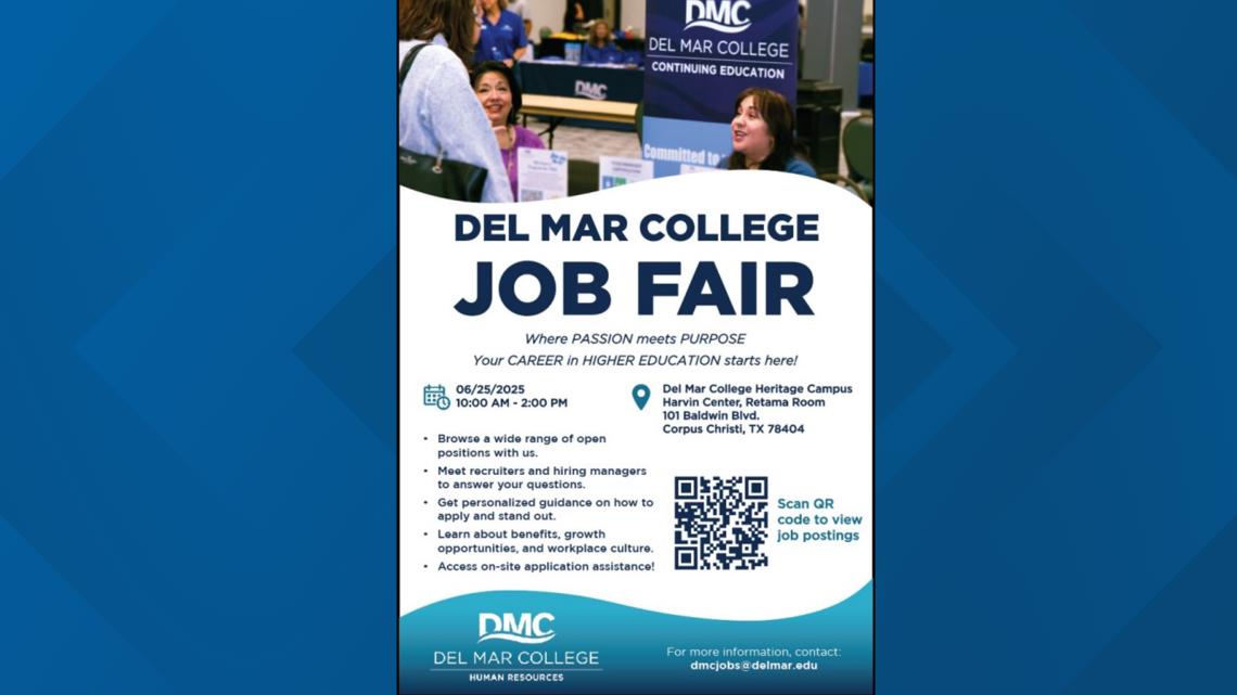 Del Mar College job fair today