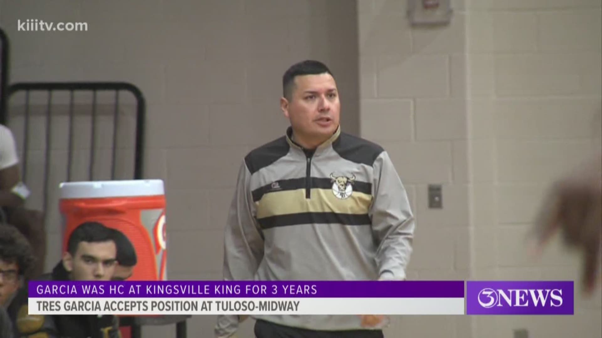 Kingsville King's Tres Garcia has accepted the head coaching position at Tuloso-Midway for boys basketball.