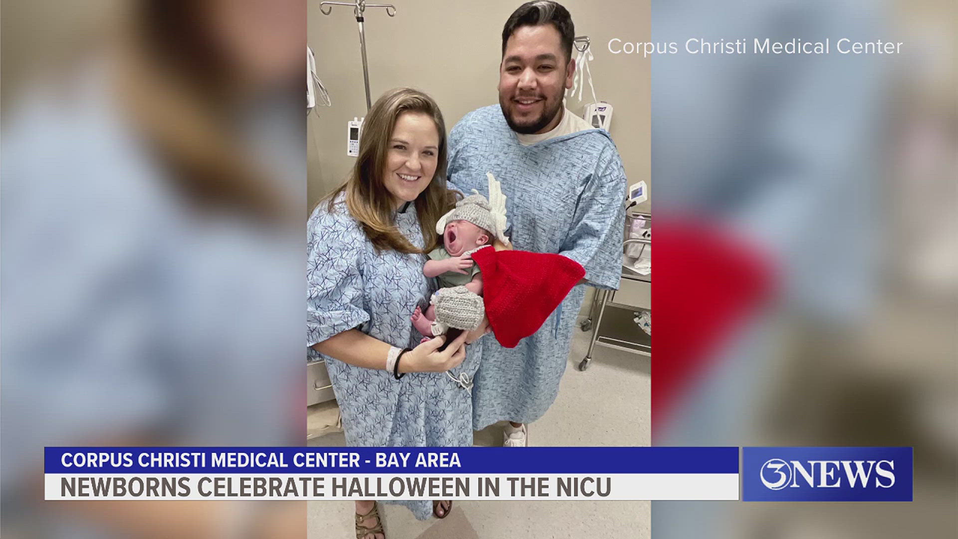 Happy birthday and happy Halloween to the sweet babies in the NICU at Bay Area Hospital.