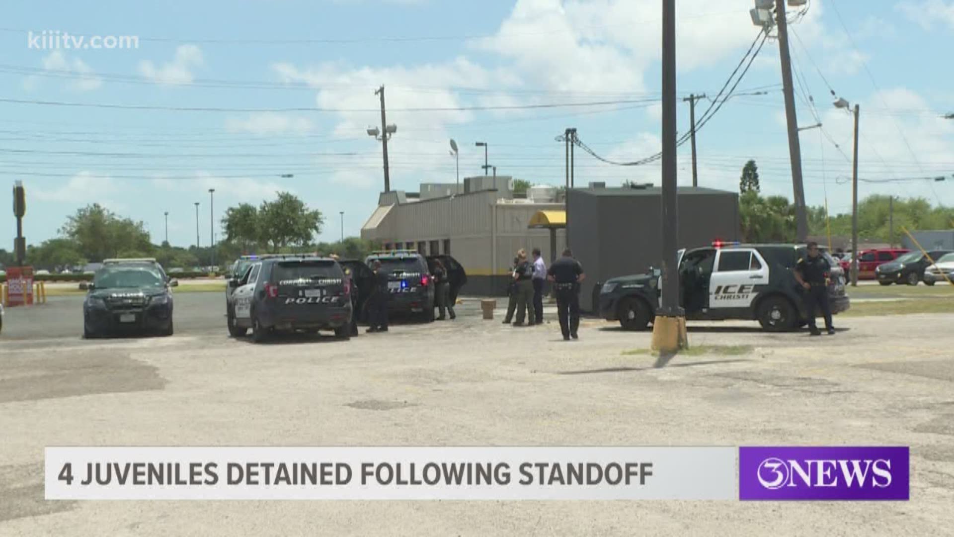 The Corpus Christi Police Department's SWAT team was called to a standoff at a business in the 2800 block of Ayers Street just after 10:30 a.m. Tuesday.