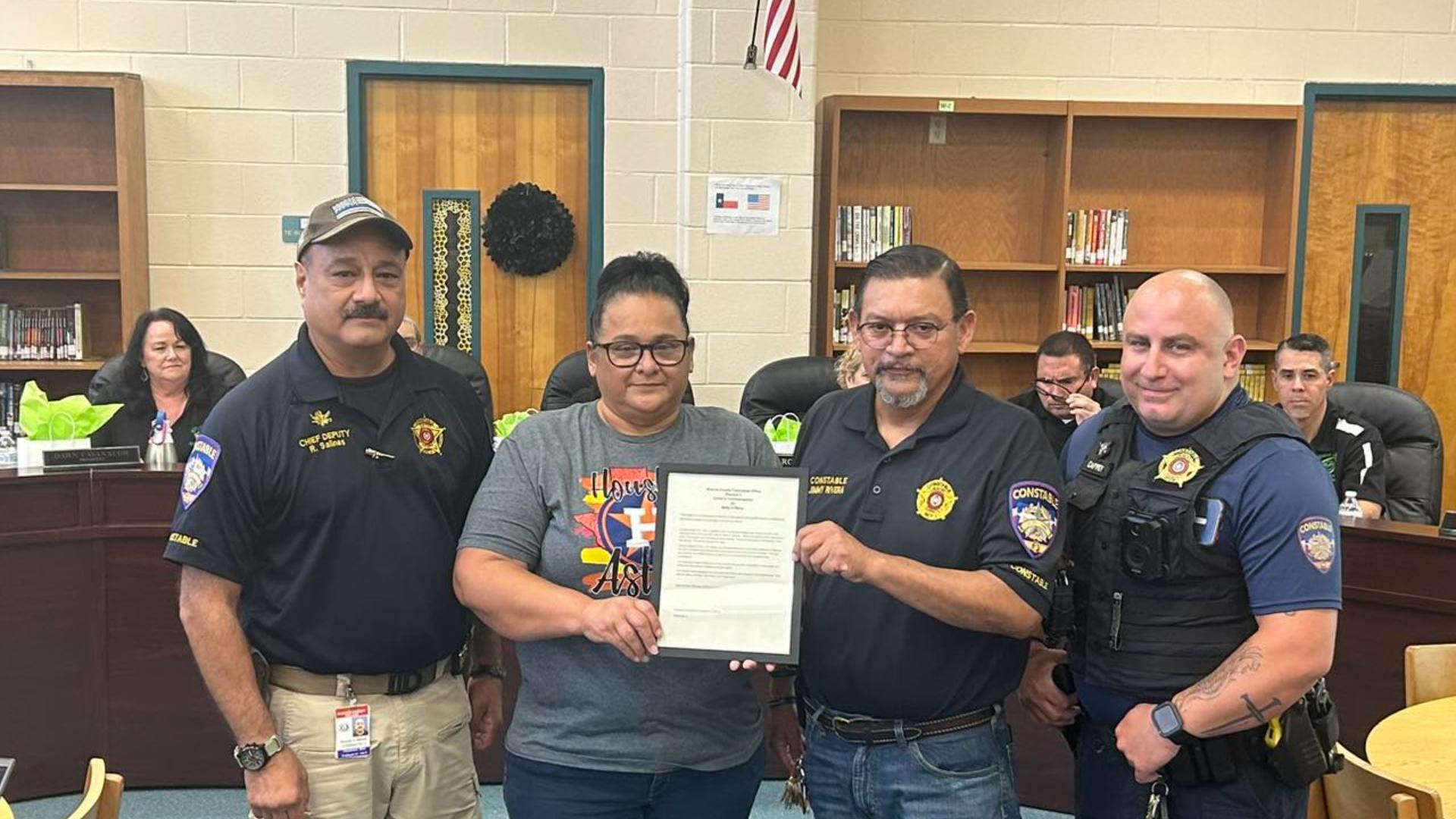 Woman who tracked down hitandrun driver honored Monday