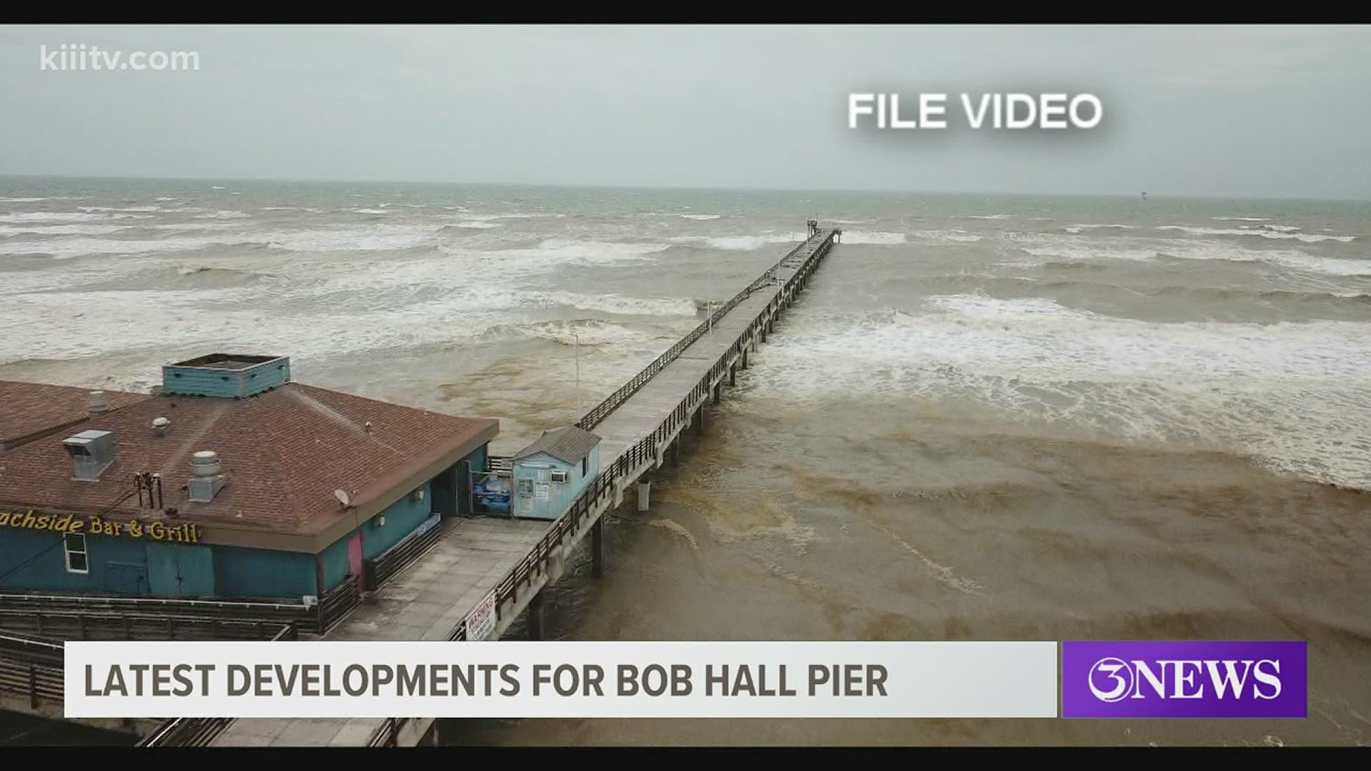 Nueces County had an engineering firm look at the structure of the pier after Hurricane Hanna hit in 2020.