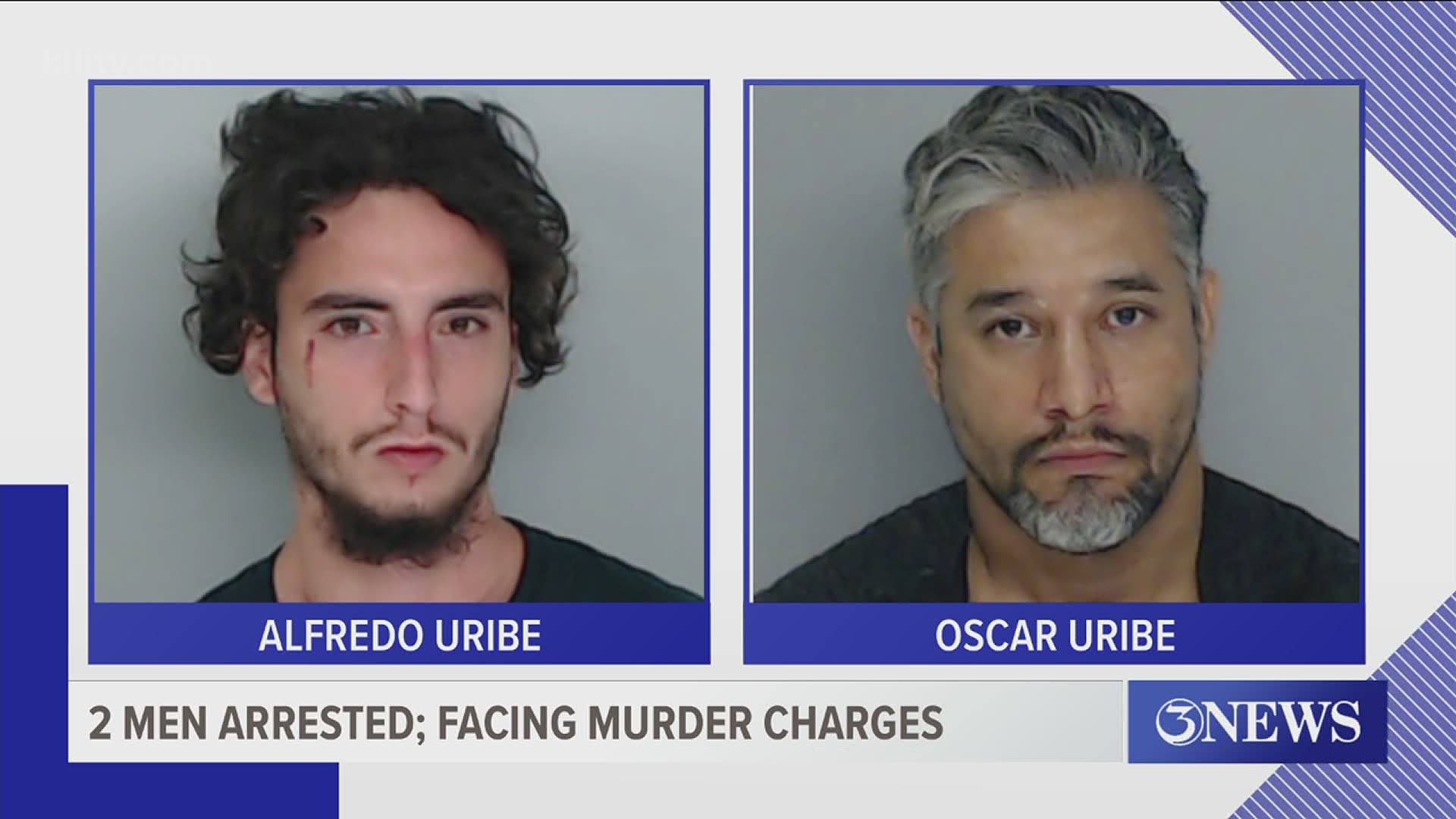 45-year-old Oscar Uribe and 20-year-old Alfredo Uribe Jr. were arrested and are facing several charges, including one for Murder.