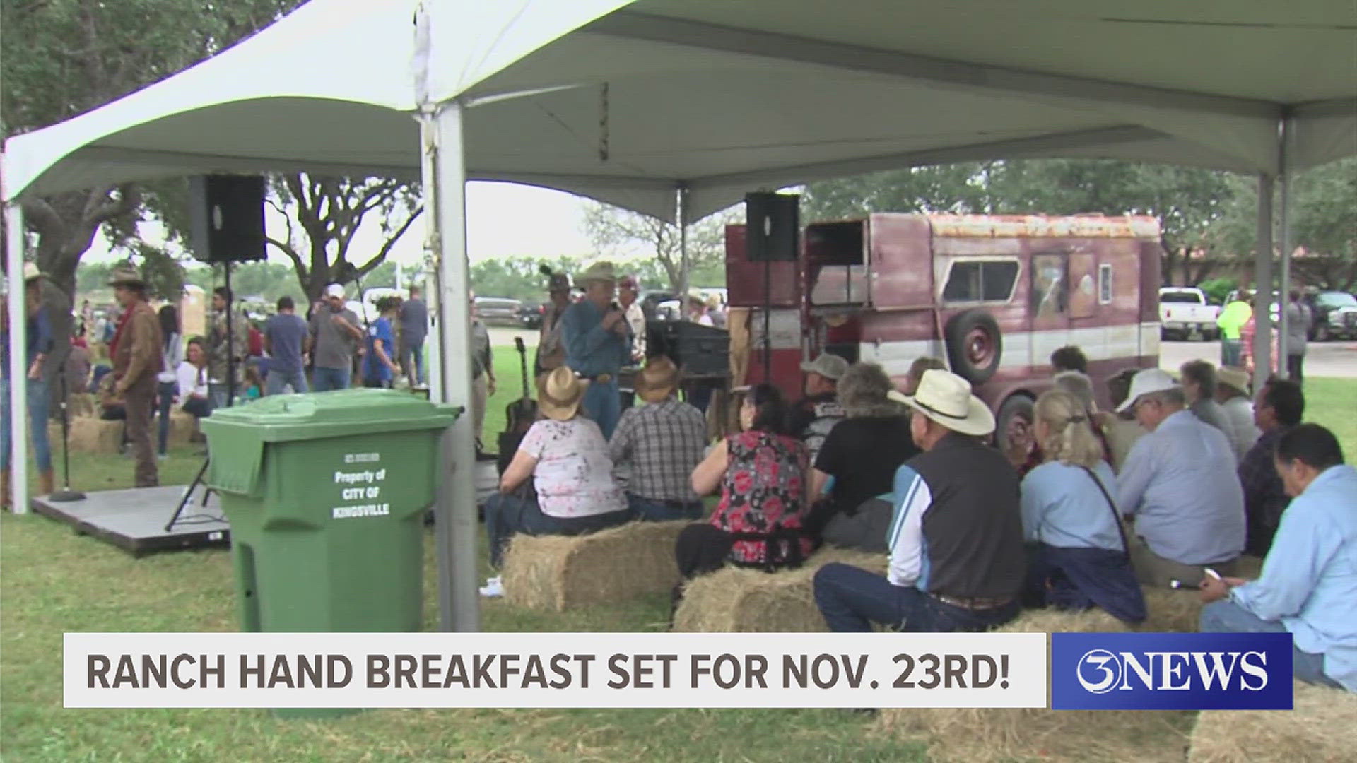 It's a chance to enjoy an authentic, hearty cowboy breakfast, cooked and served outdoors on historic King Ranch!