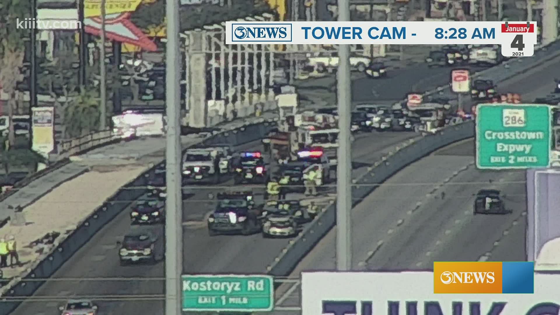 Crash on SPID leads to traffic jam | kiiitv.com