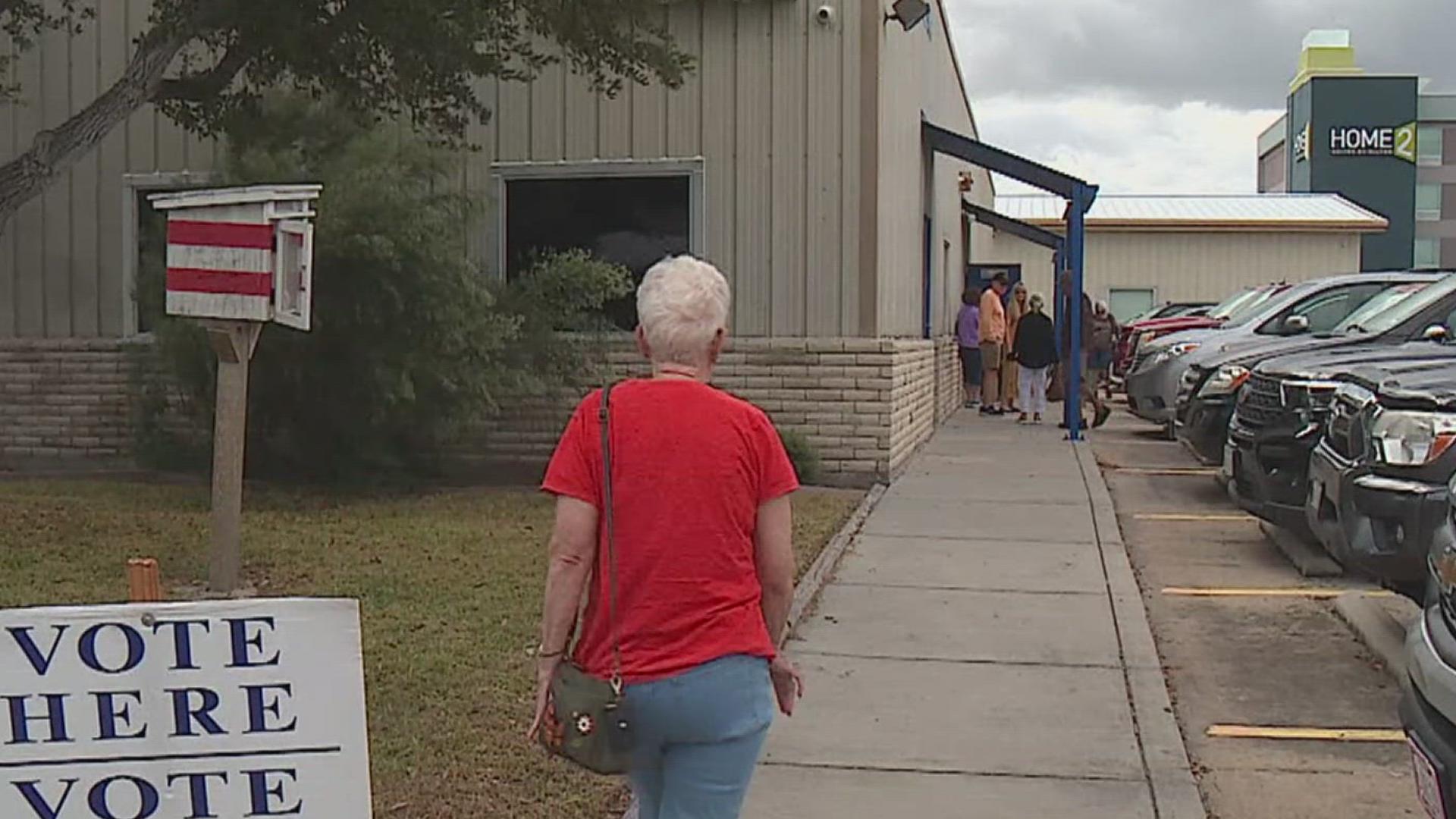 Nueces County leaders ask that anyone experiencing issues at the polls report them to the county clerk's office.