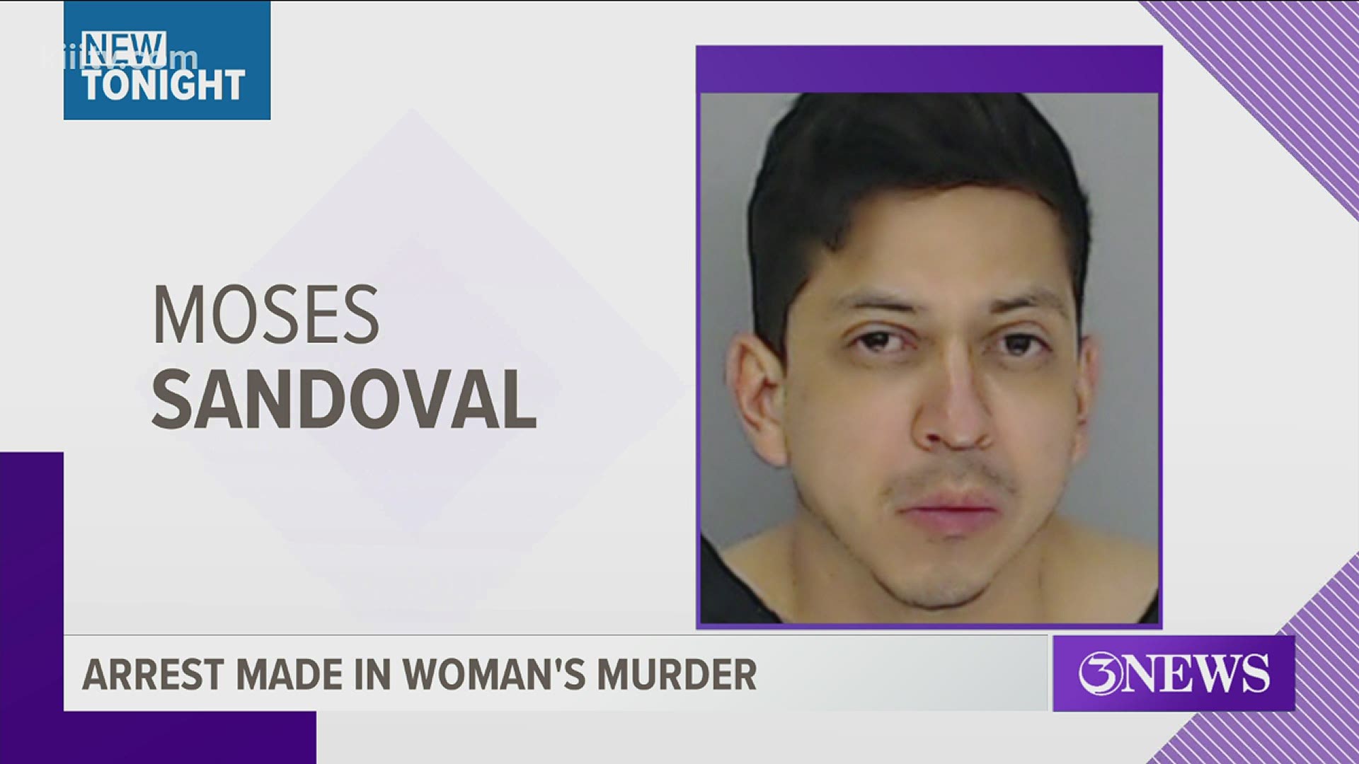 Moses Sandoval, 30, was arrested and charged with murder.