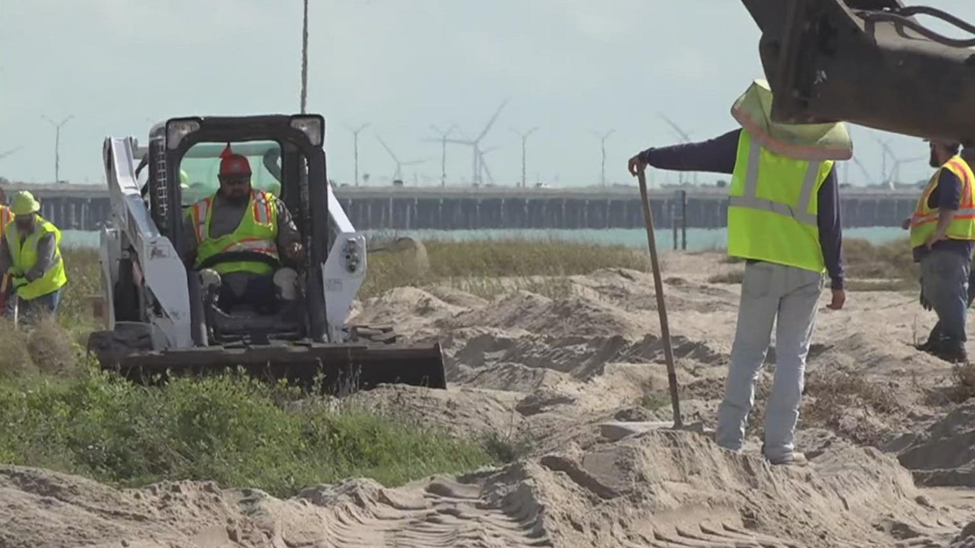 Some residents are worried that if the beach vegetation is removed the area will be more prone to flooding and storm damage.