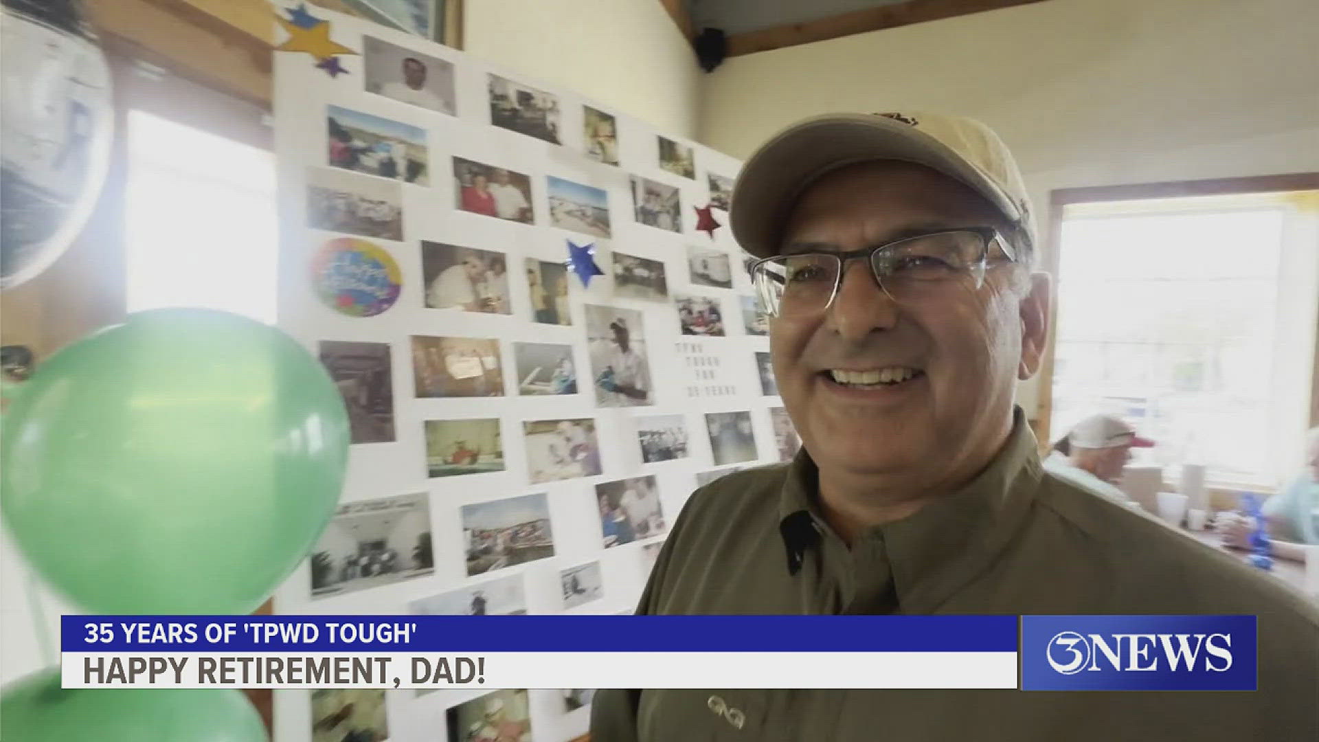 Our very own Leslie Adami's dad celebrated his retirement from Texas Parks and Wildlife after 35 years with the department! Congratulations from all of us at 3NEWS!