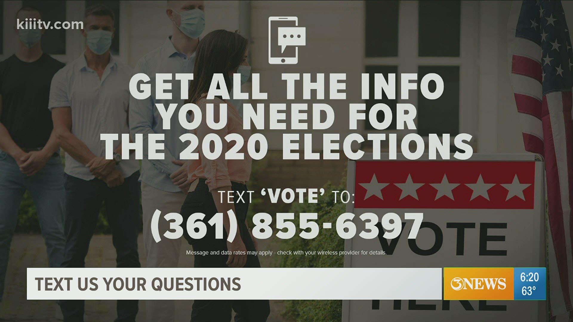 San Patricio County's Election Administrator Pamela Hill joins 3News First Edition to answer some frequently asked voting questions.