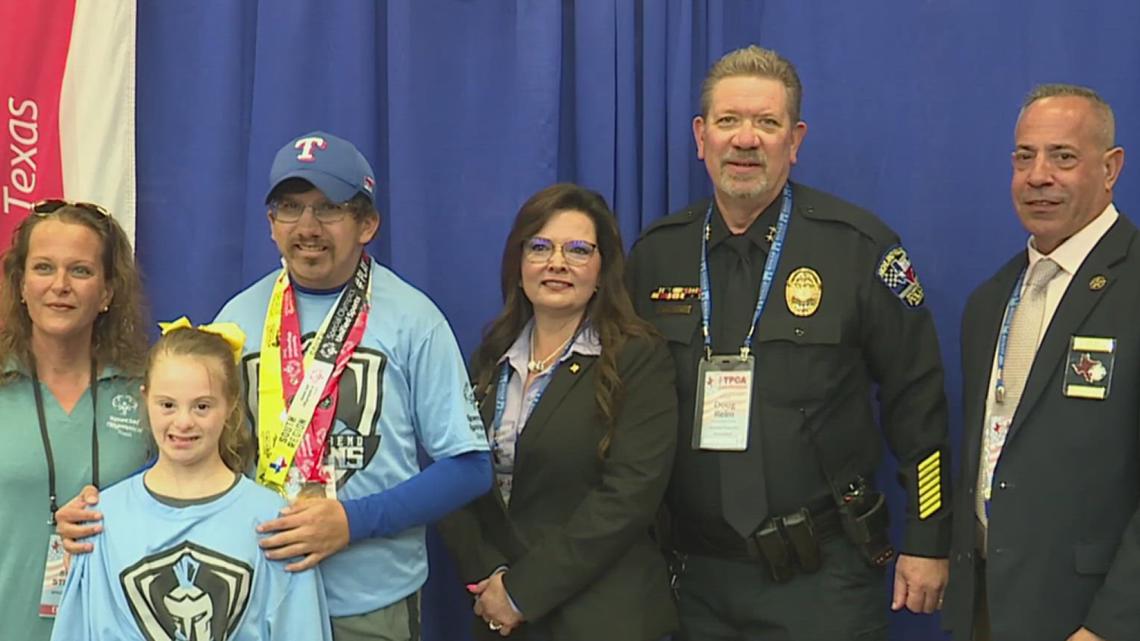 Texas Police Chiefs Association donates $10K to Special Olympics Texas