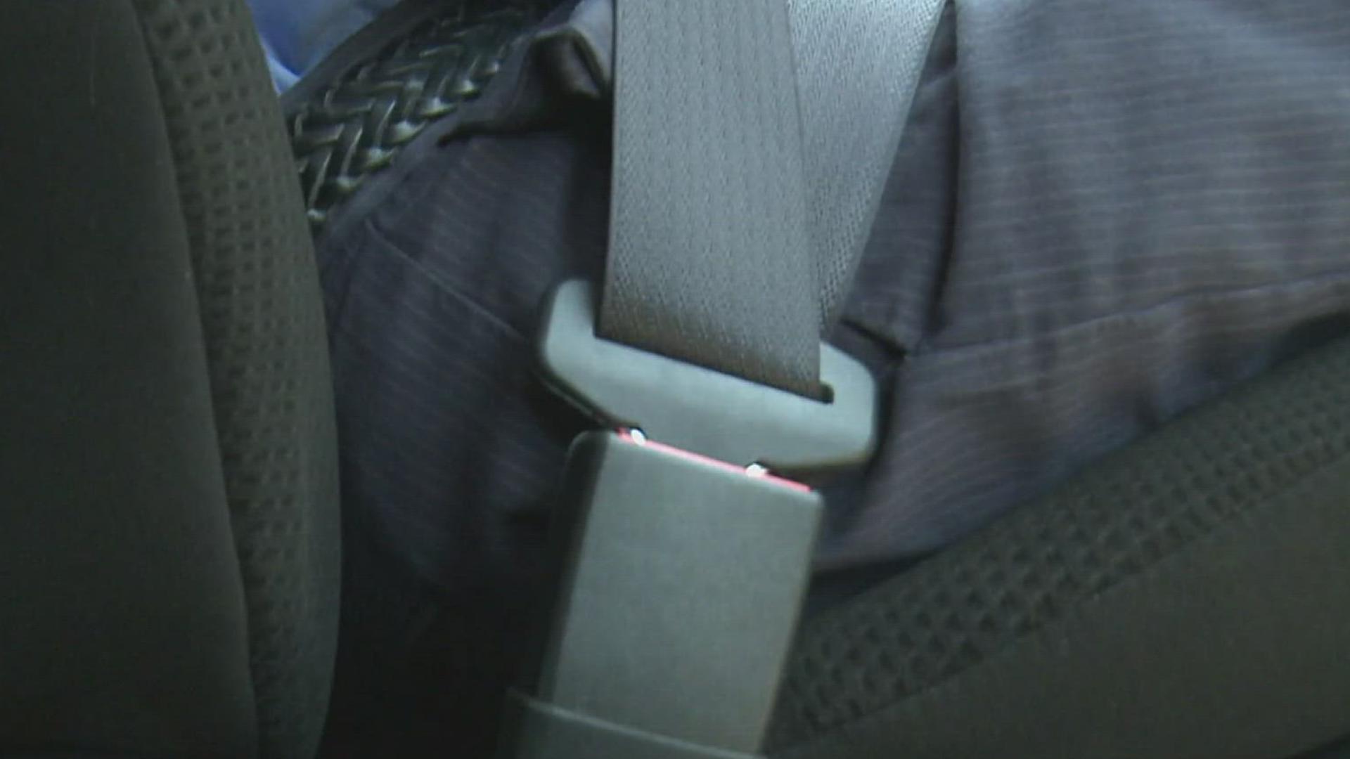 Buckle up! Texas law requires everyone in a vehicle to buckle up or face fines and court costs up to $200.