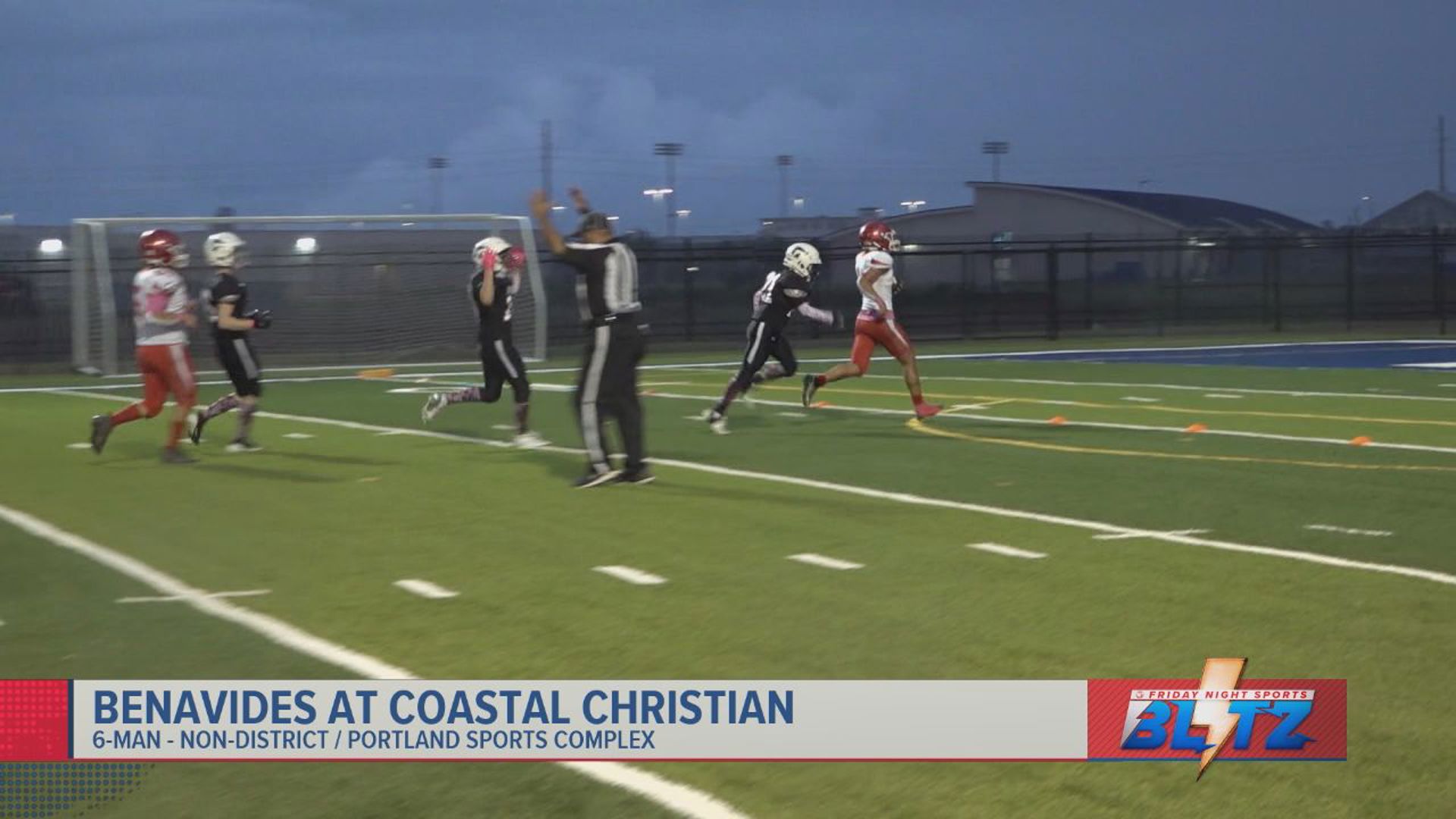 The Benavides Eagles rolled against the Coastal Christian Badgers, 53-6.