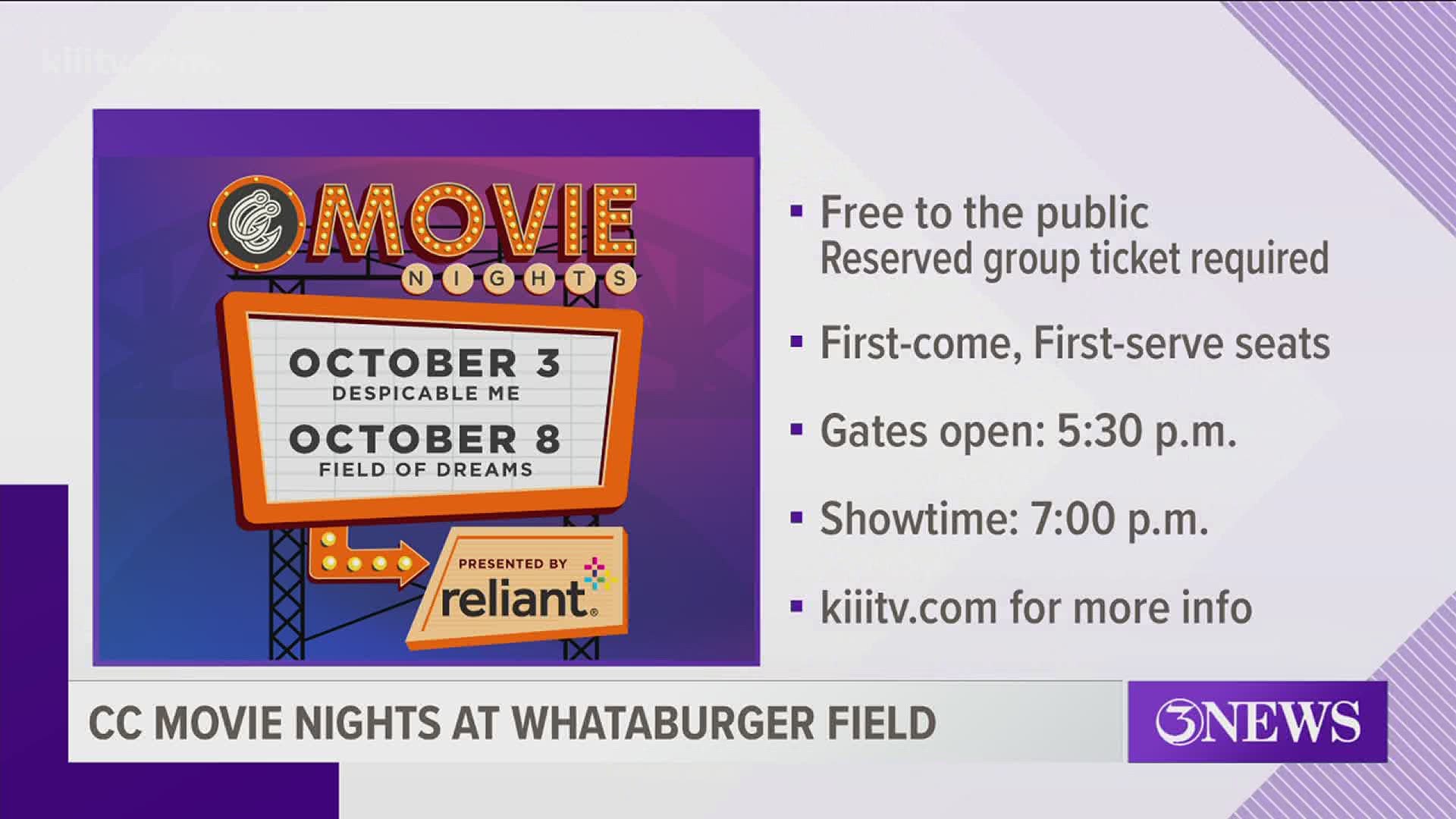 Movie nights are free to the public. Here's what you need to know before you go!