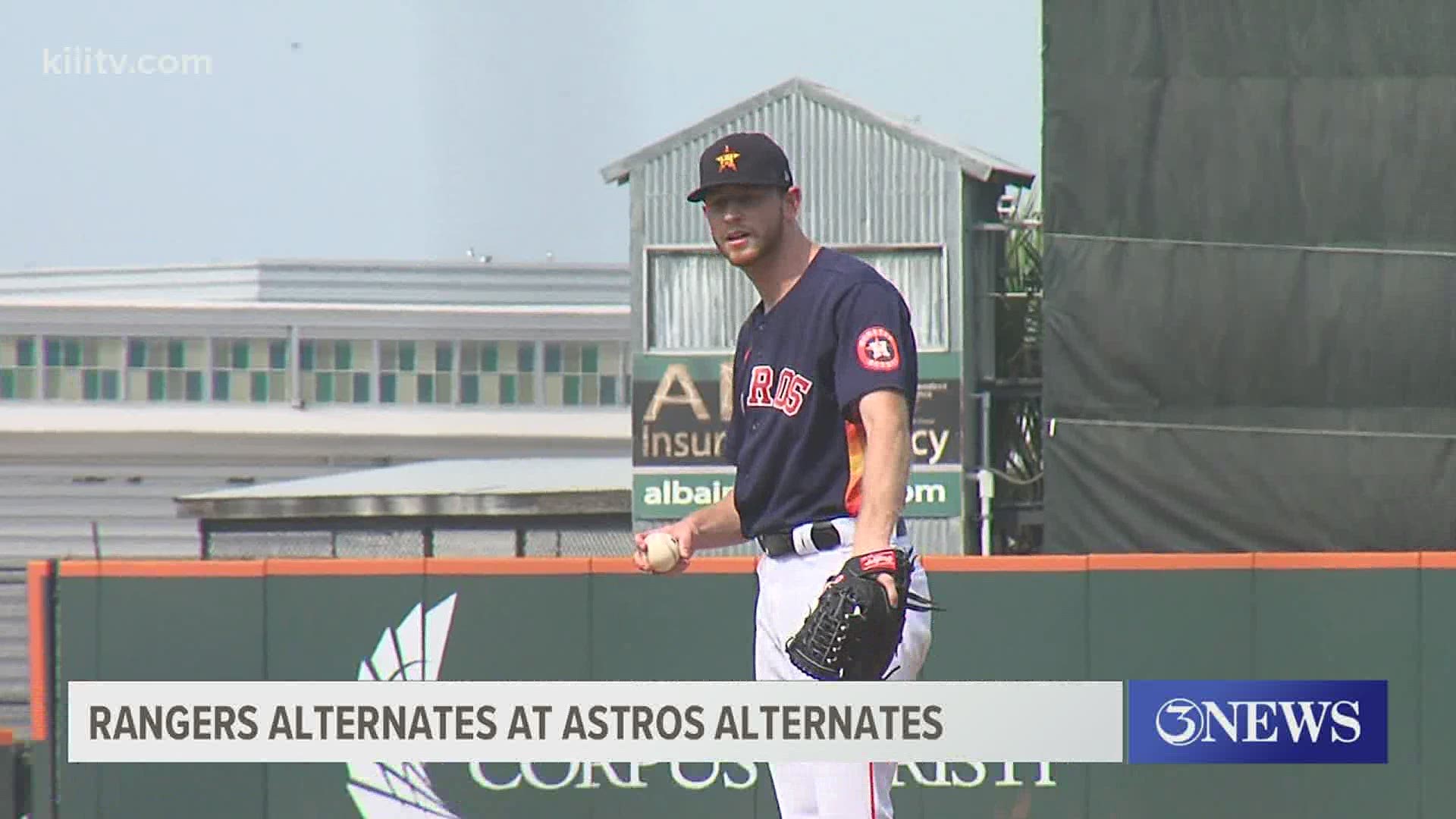 The Astros' alternates got a solid outing from top 10 prospect Tyler Ivey as both teams finished tied 1-1. Ivey pitched five shutout innings and allowed one hit.