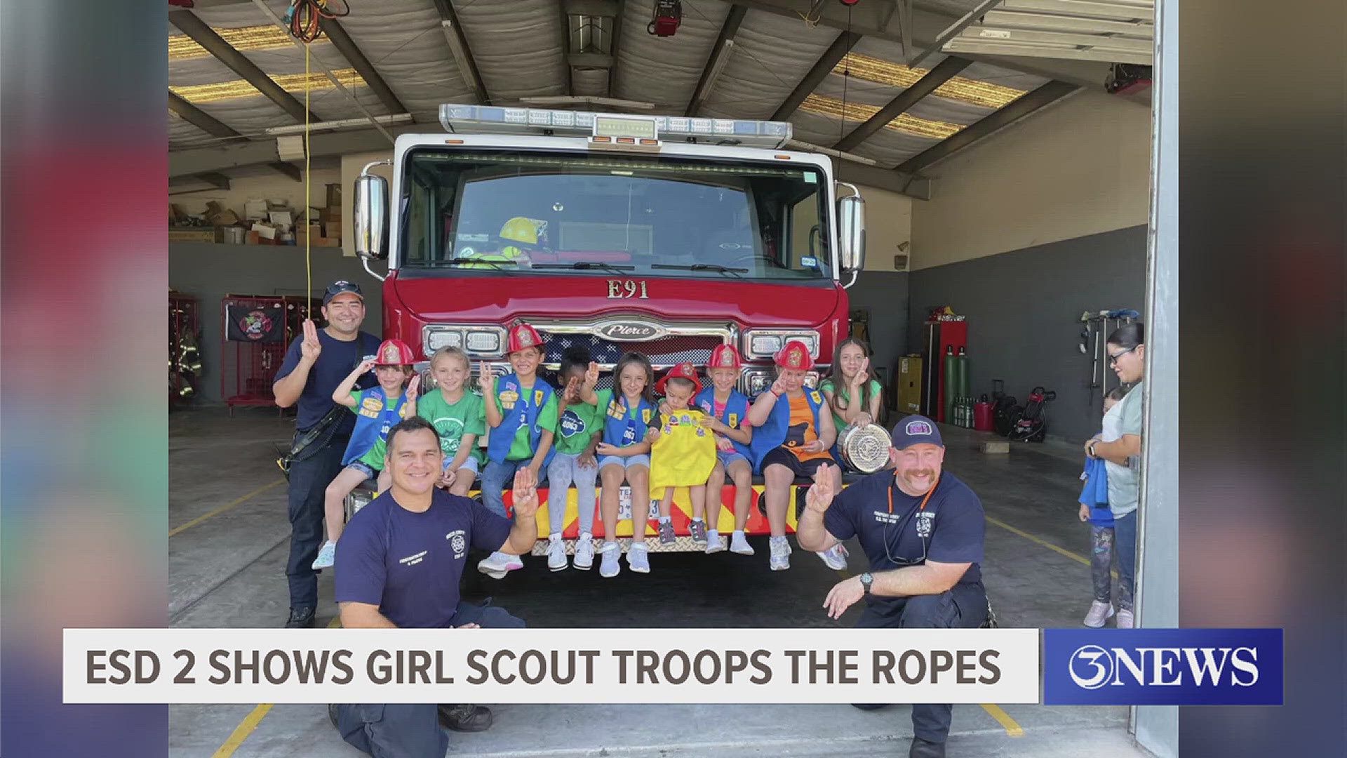 Girl Scout Troop 4063 got to see the lifesaving equipment and vehicles, try on the gear and hear firsthand from the brave crew members that keep us all safe.