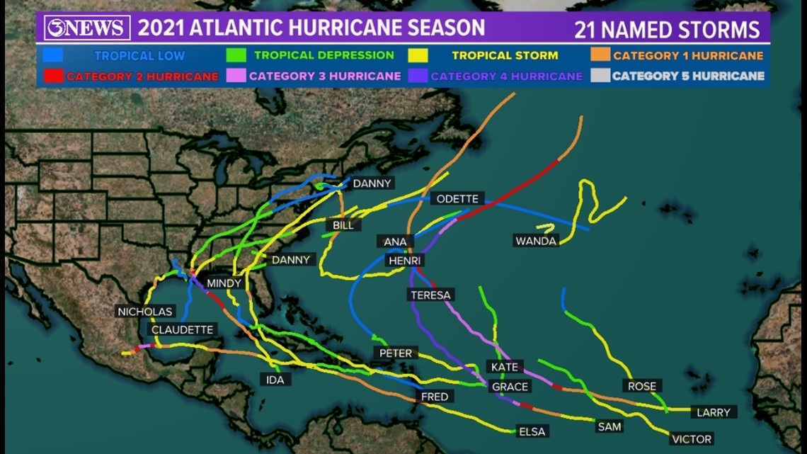 2021 Atlantic Hurricane Season Recap | kiiitv.com