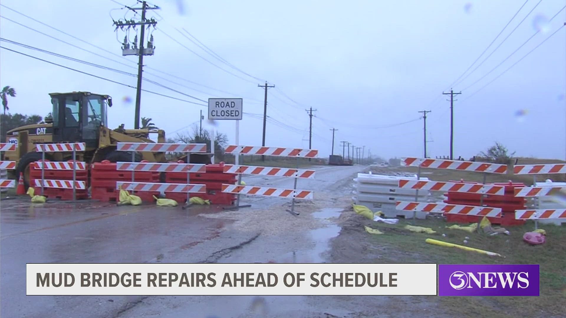 A sinkhole that uncovered structural damage under the bridge has left the area without direct access from Flour Bluff to mainland Corpus Christi since December.