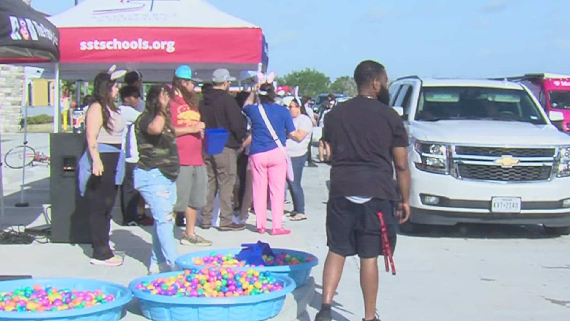 Over the years the event has become a drive-thru egg hunting experience, a method that is appreciated by parents, according to organizers.