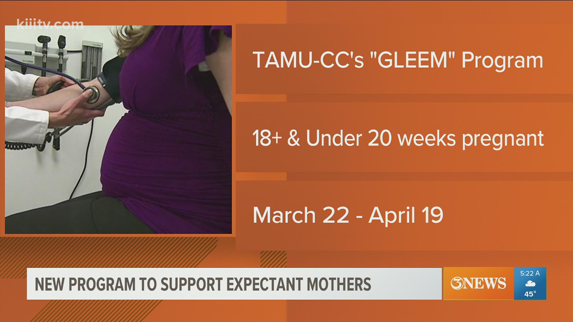 GLEEM is a 5 week program aimed at connecting expectant mothers with healthcare providers, and educating them on the maternal process.