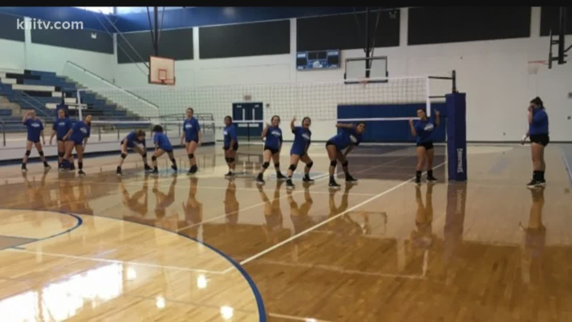 More than a year after being hit by Hurricane Harvey, athletes at Ingleside High School are back in their gym.