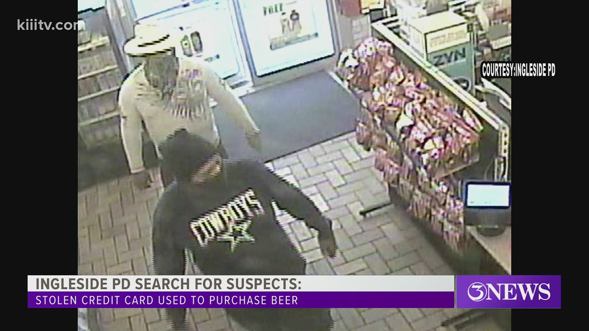 Ingleside PD: Suspects use stolen credit card to buy $100+ in beer |  kiiitv.com