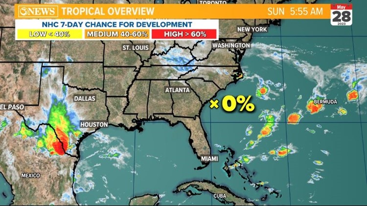 TROPICAL UPDATE: No areas flagged in Atlantic