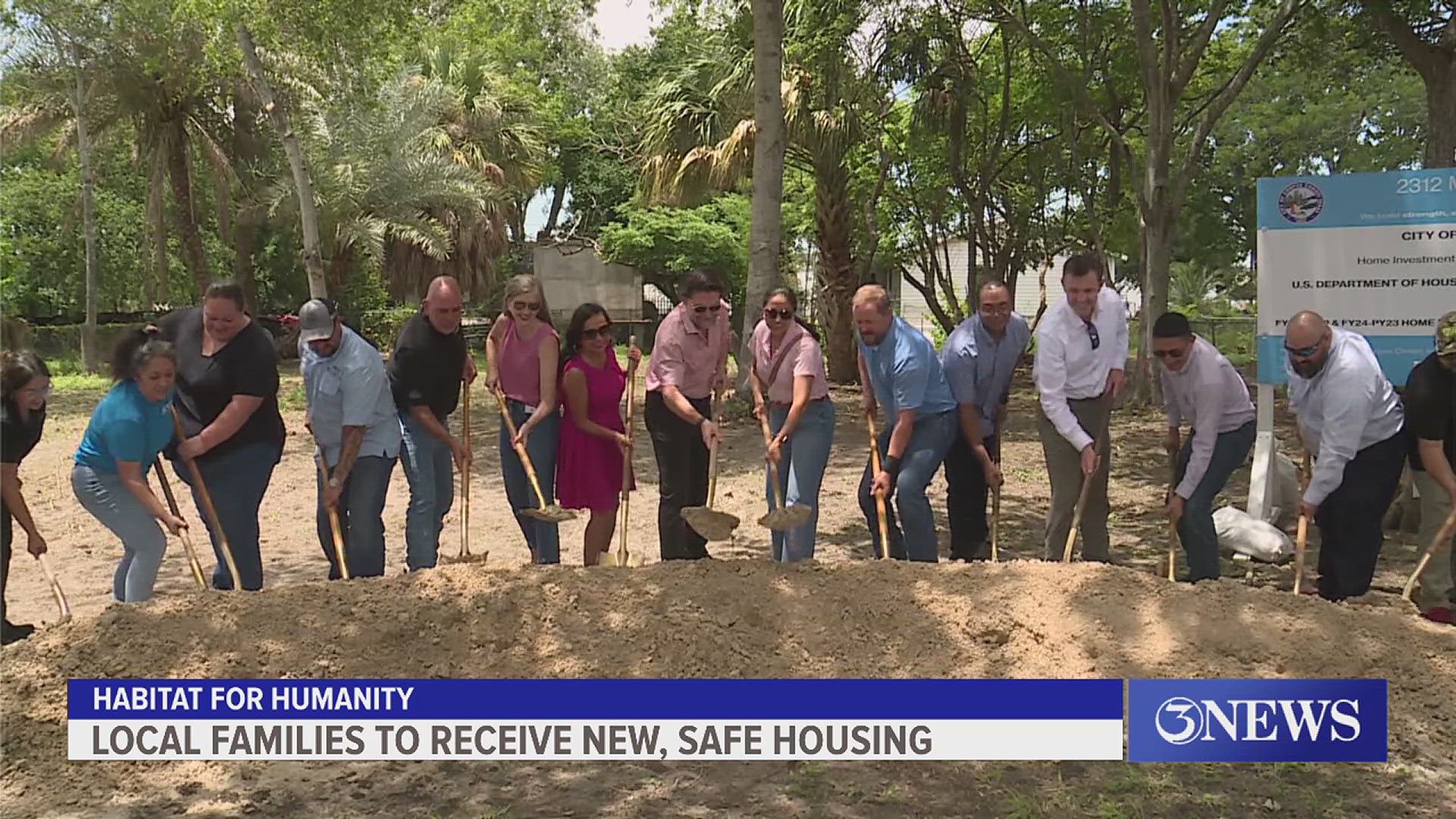 Local families are set to receive new, safe housing thanks to Habitat for Humanity and some gracious volunteers.